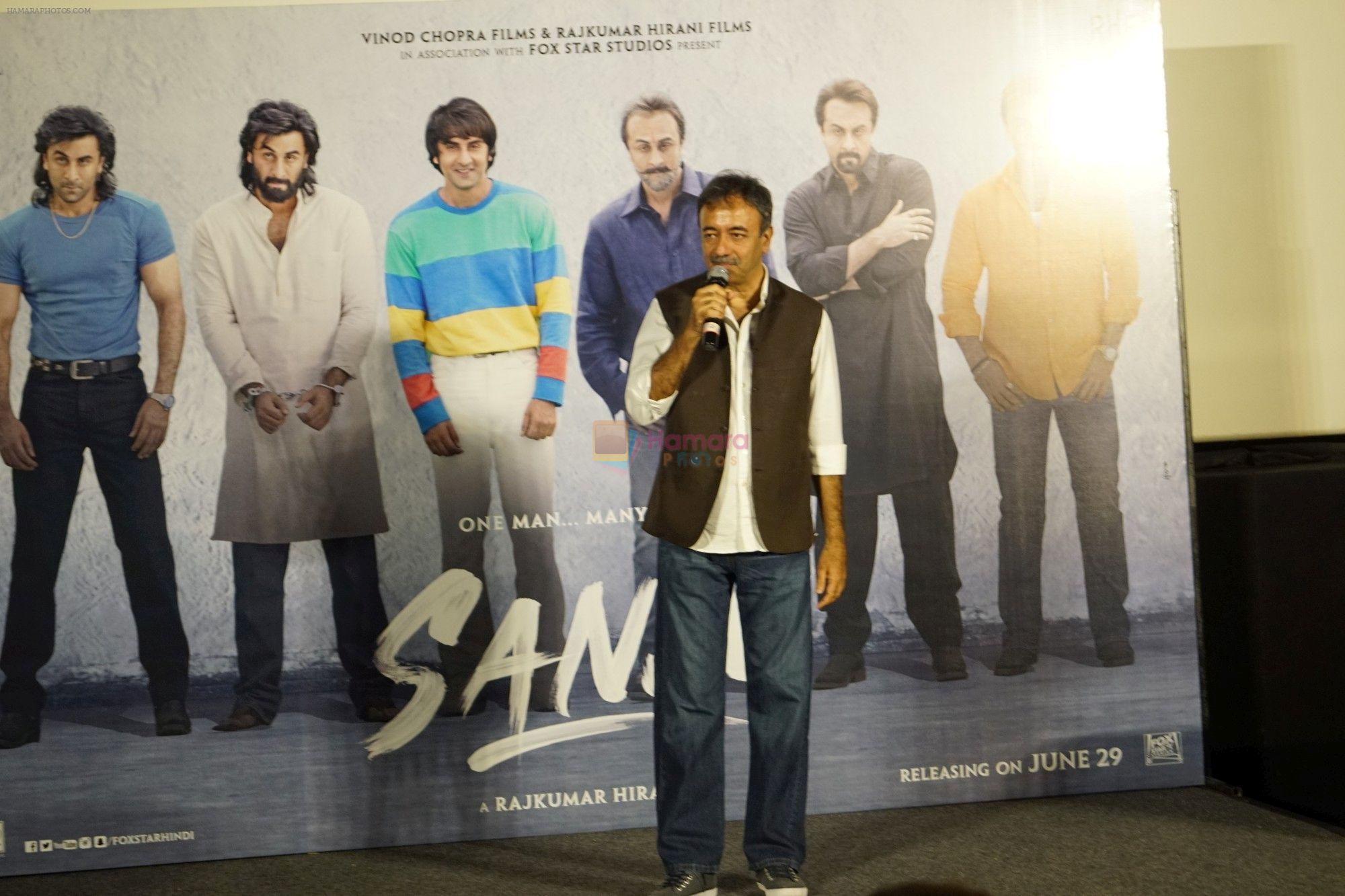 Rajkumar Hirani at the Trailer Launch Of Film Sanju on 24th April 2018