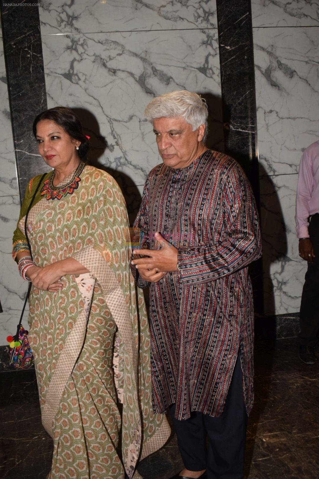 Shabana Azmi, Javed Akhtar at Poonam dhillon birthday party in juhu on 18th April 2018