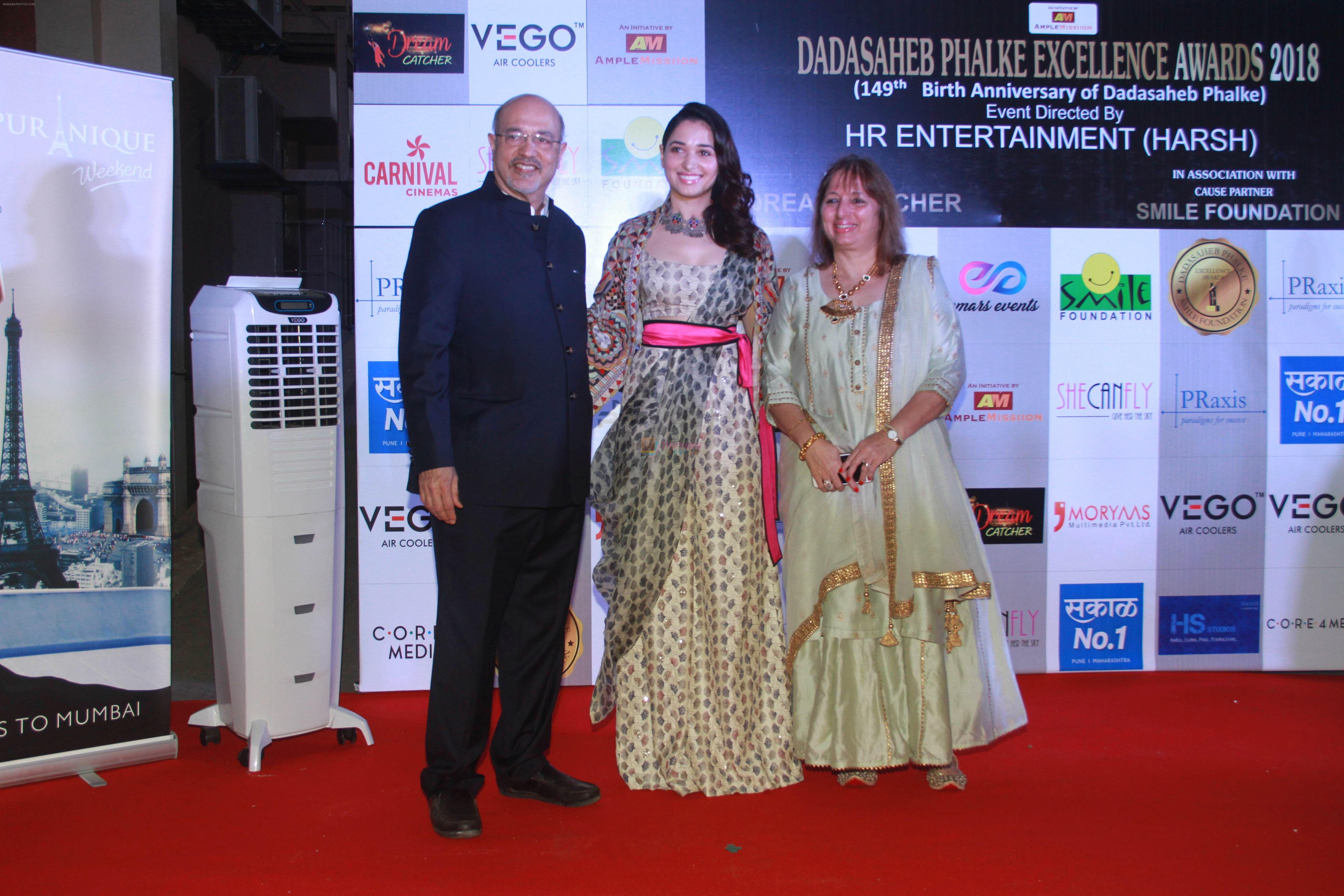 Tamannaah Bhatia at Dadasaheb Phalke Awards at St Andrews bandra , mumbai on 22nd April 2018