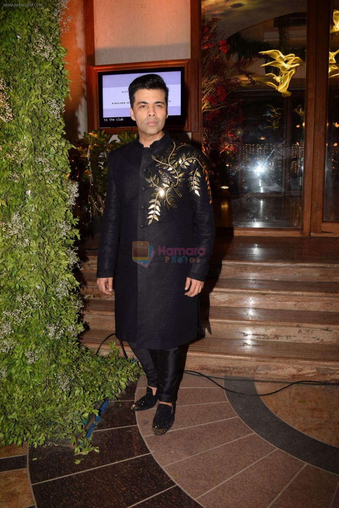 Karan Johar attend a wedding reception at The Club andheri in mumbai on 22nd April 2018