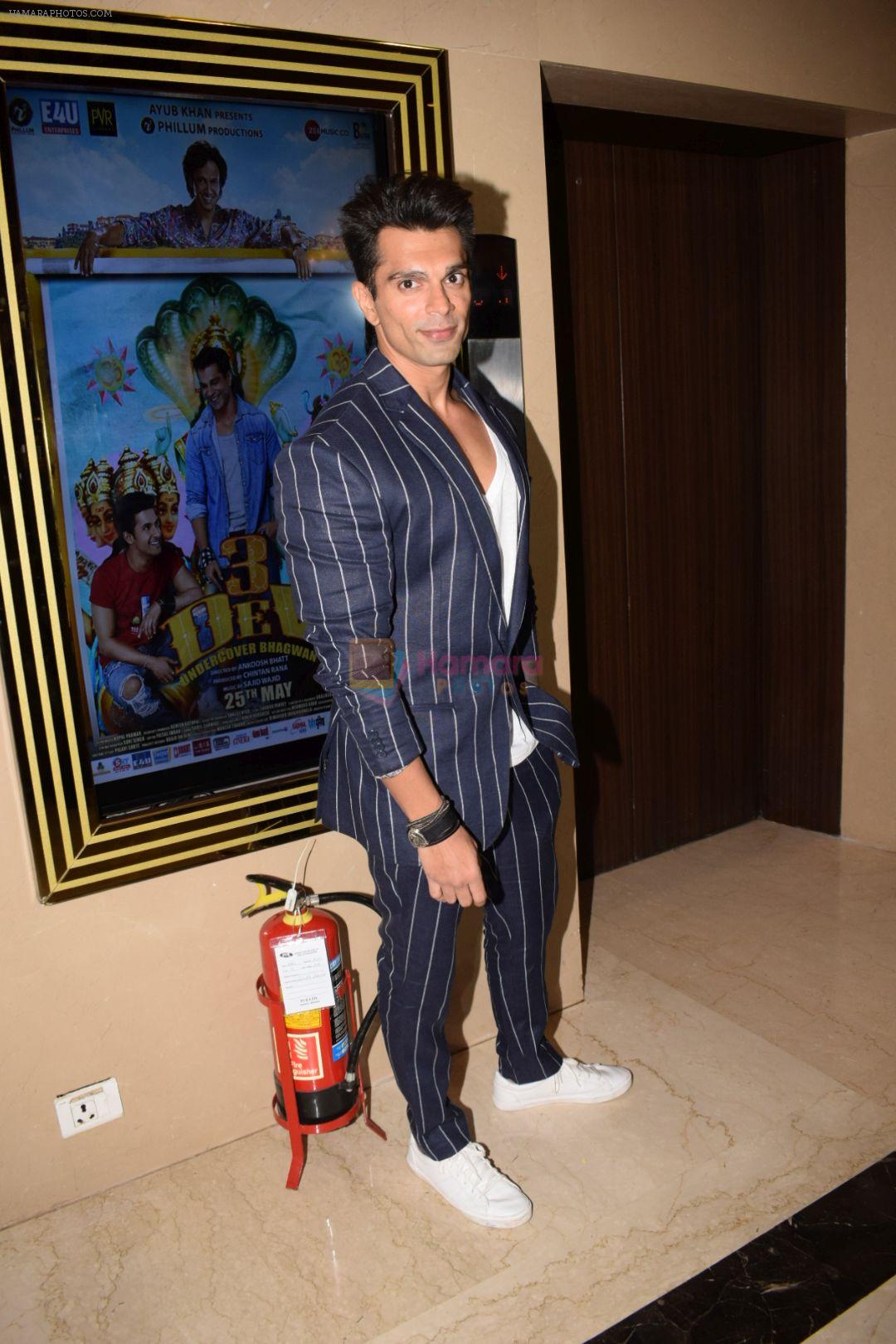 Karan Singh Grover at the Trailer  Launch of Film 3 Dev on 27th April 2018