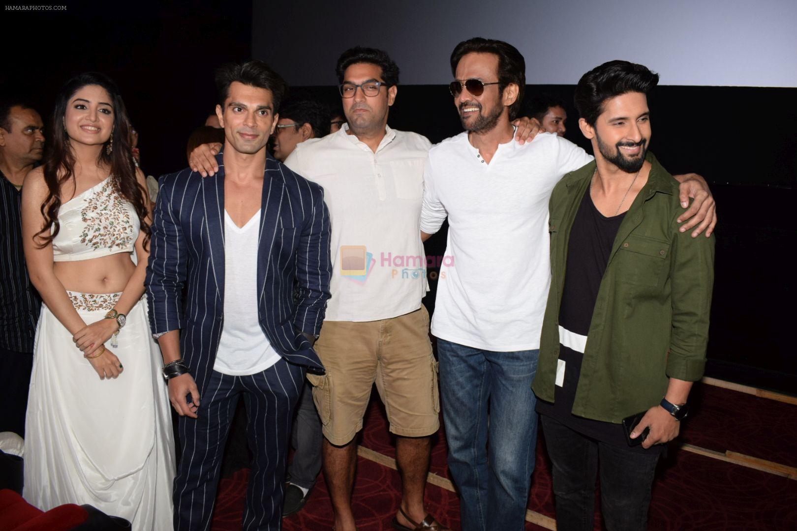 Karan Singh Grover, Kunaal Roy Kapur, Ravi Dubey, Kay Kay Menon, Poonam Kaur at the Trailer  Launch of Film 3 Dev on 27th April 2018