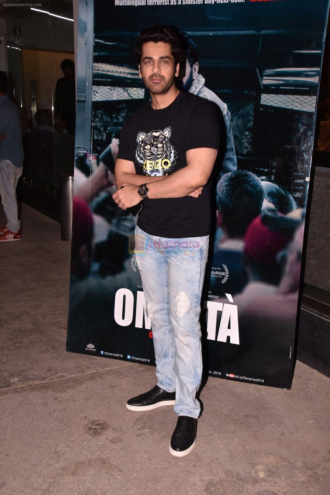 Arjan Bajwa at the Screening Of Film Omerta on 30th April 2018