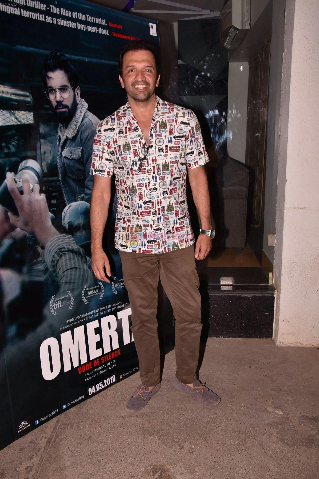 Atul Kasbekar at the Screening Of Film Omerta on 30th April 2018