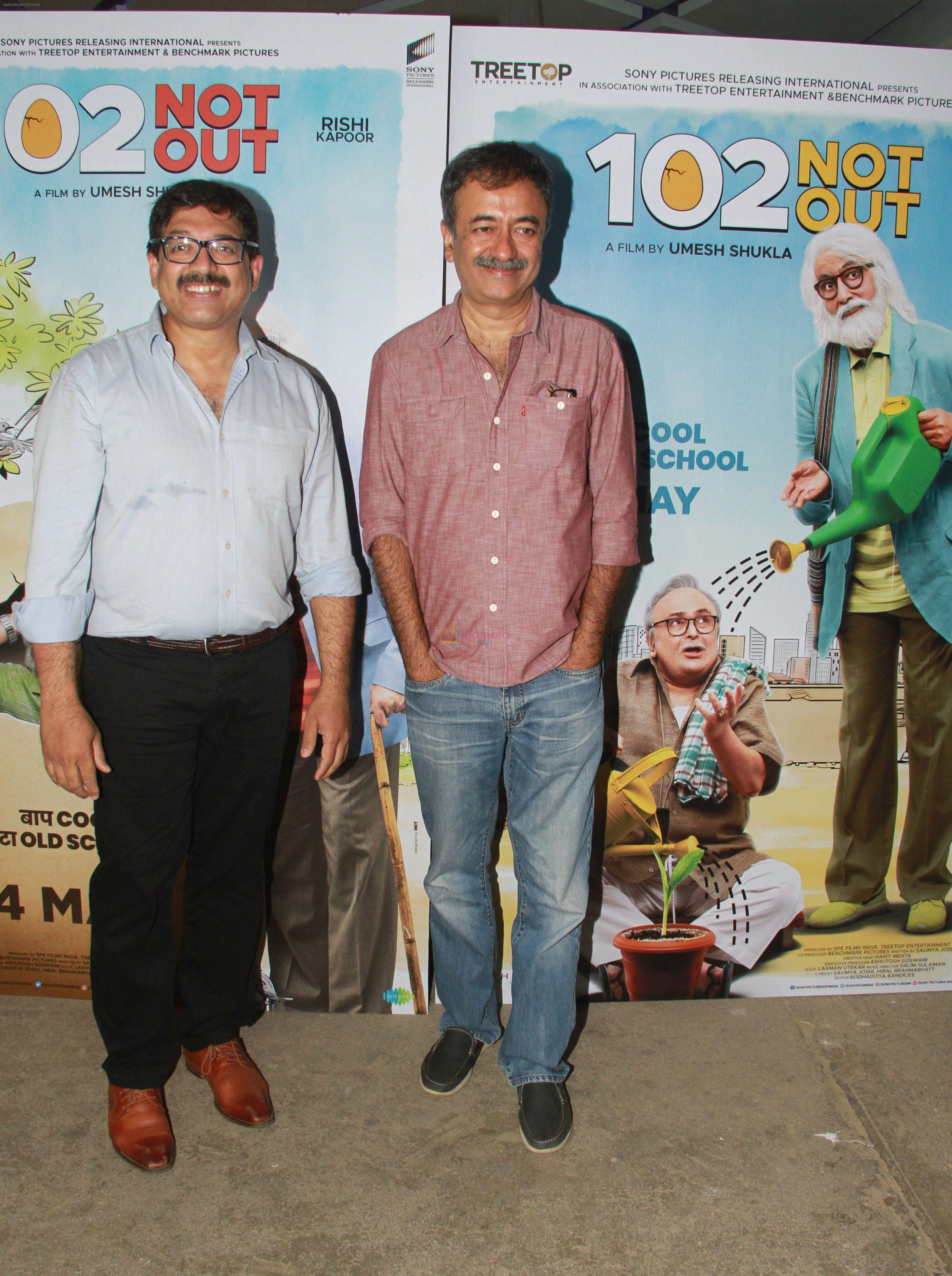 Rajkumar Hirani at the Screening of 102 NotOut in Sunny Super sound, juhu on 1st May 2018