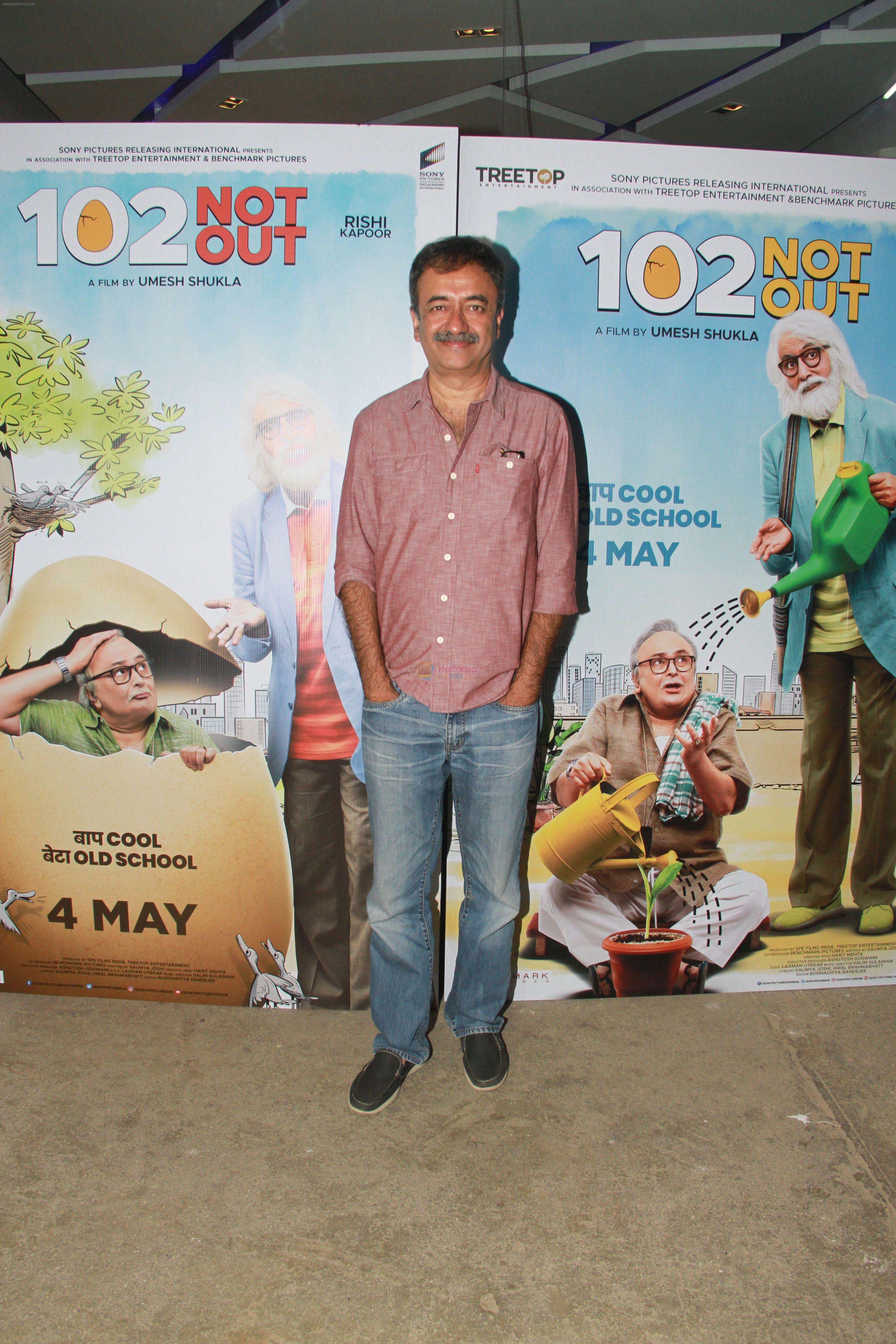 Rajkumar Hirani at the Screening of 102 NotOut in Sunny Super sound, juhu on 1st May 2018