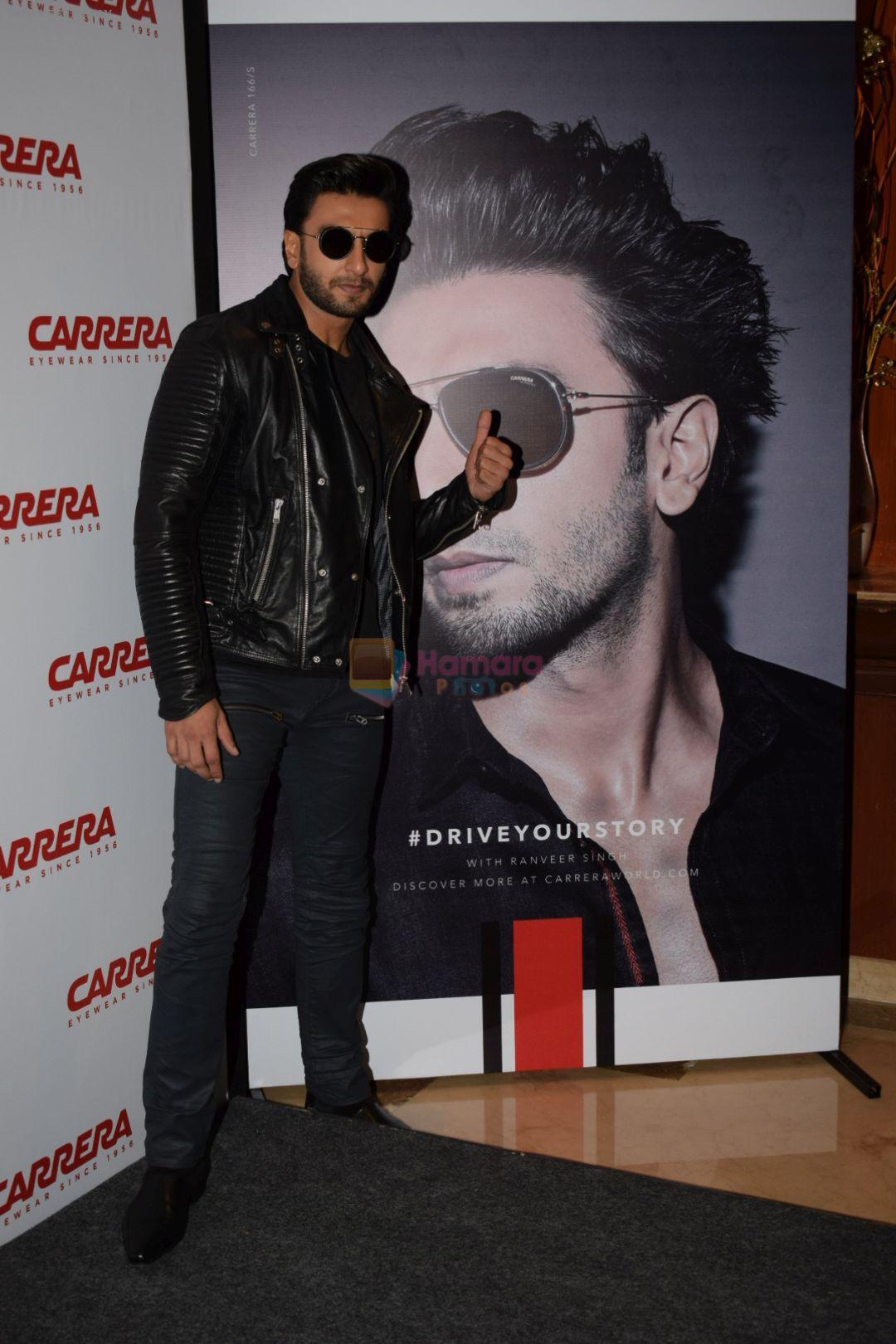 Ranveer Singh at the launch of Carrera Driveyour story at hotel Lalit intercontinental Andheri, Mumbai on 2nd May 2018