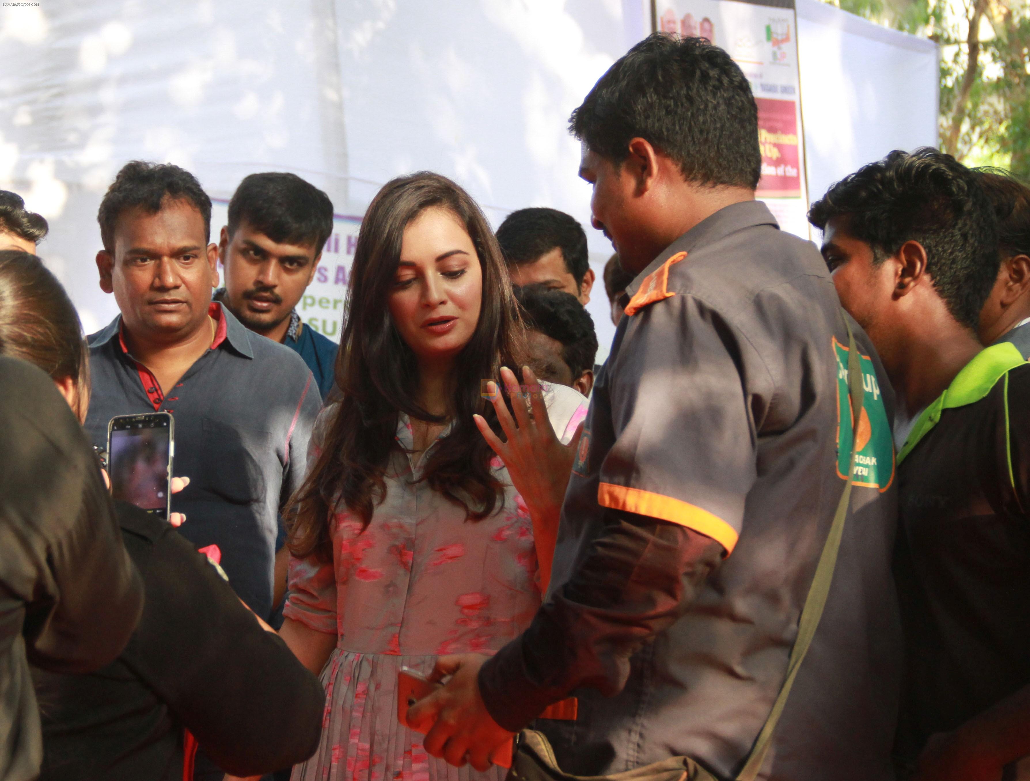 Dia Mirza at BMC Bio Gas event at Pali Hill bandra on 6th May 2018