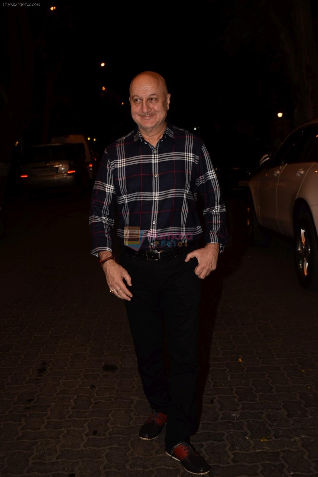 Anupam Kher spotted at Anil Kapoor's house in juhu, mumbai on 5th May 2018