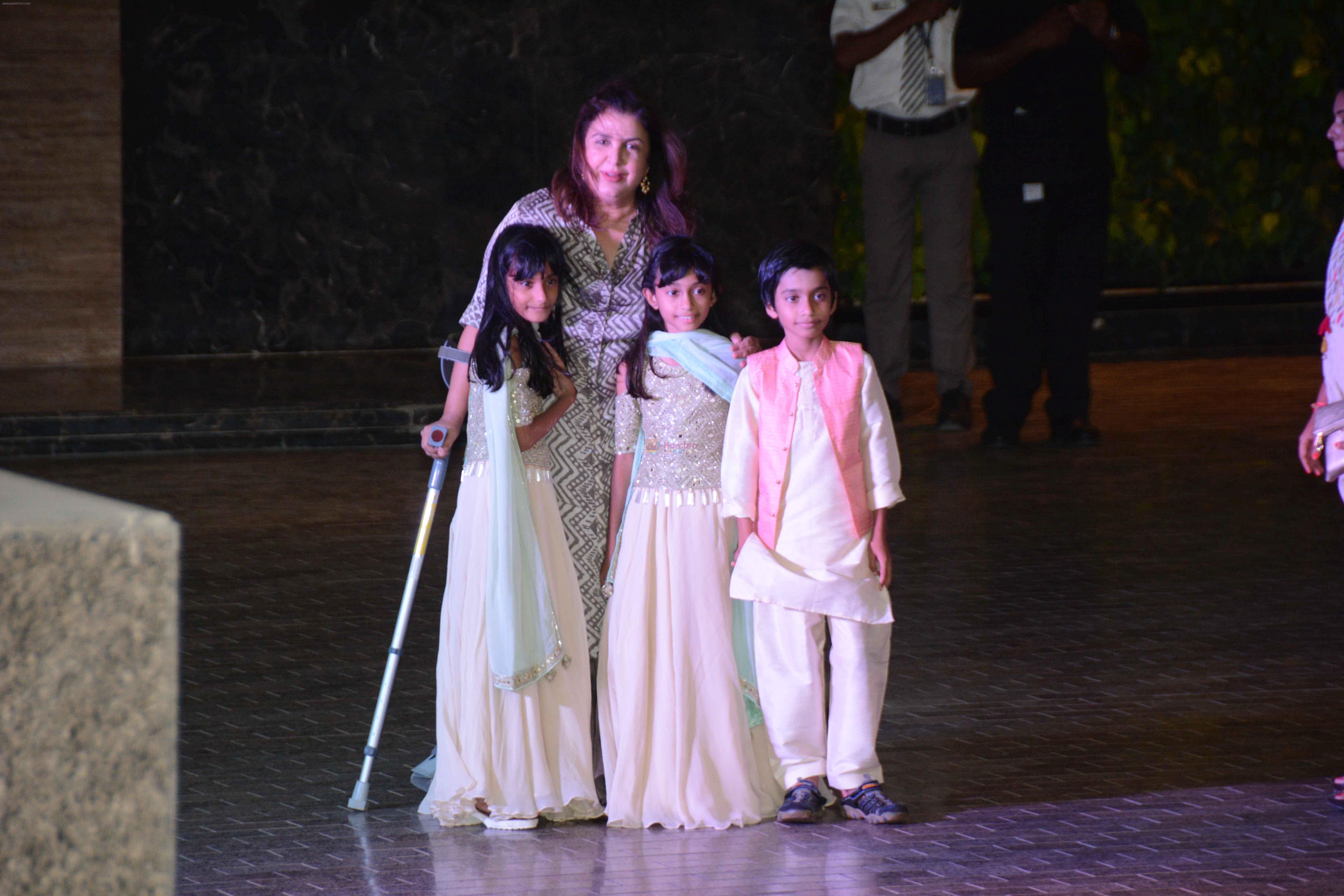 Farah Khan at Sonam Kapoor's Sangeet n Mehndi at bkc in mumbai on 7th May 2018
