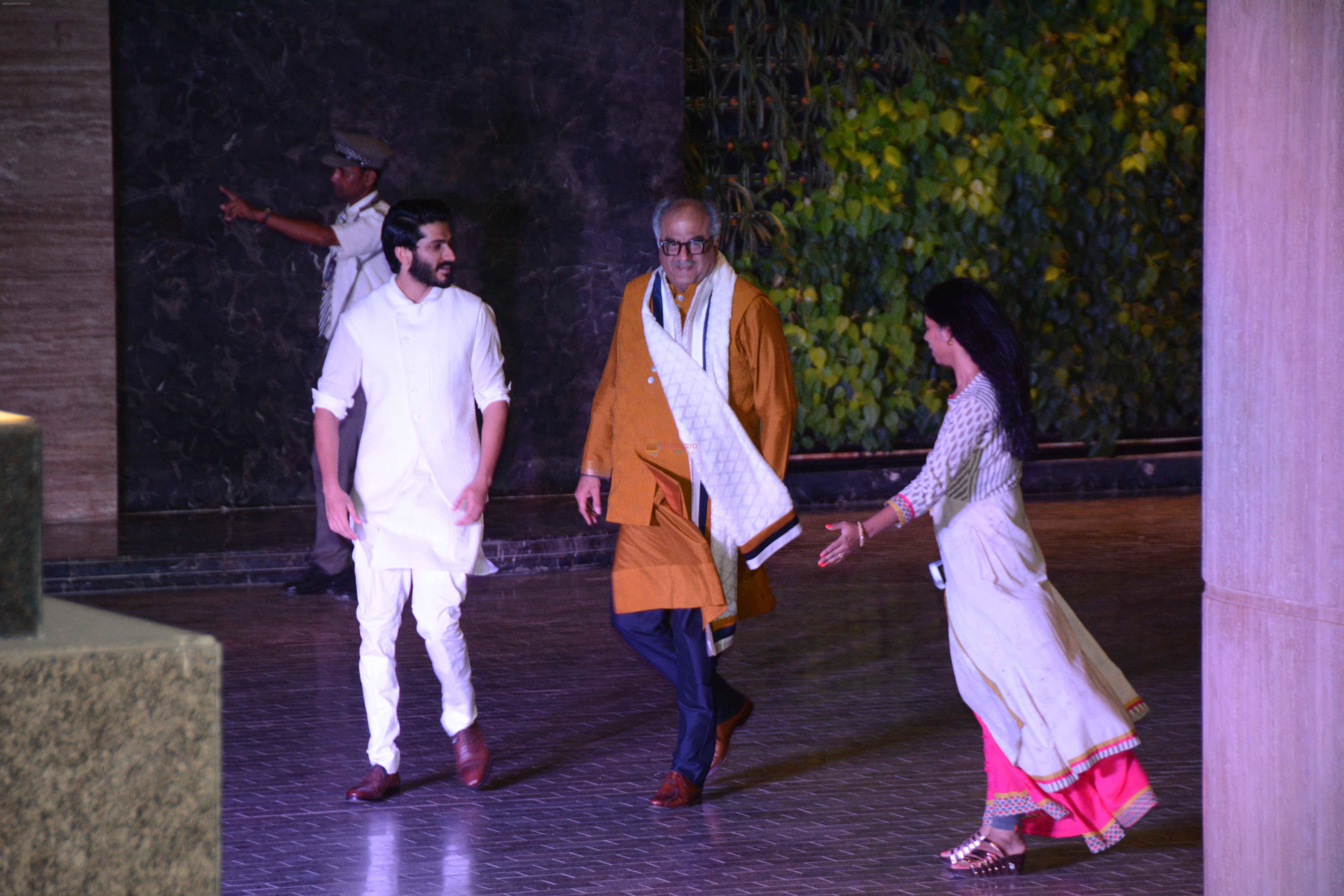 Boney Kapoor at Sonam Kapoor's Sangeet n Mehndi at bkc in mumbai on 7th May 2018
