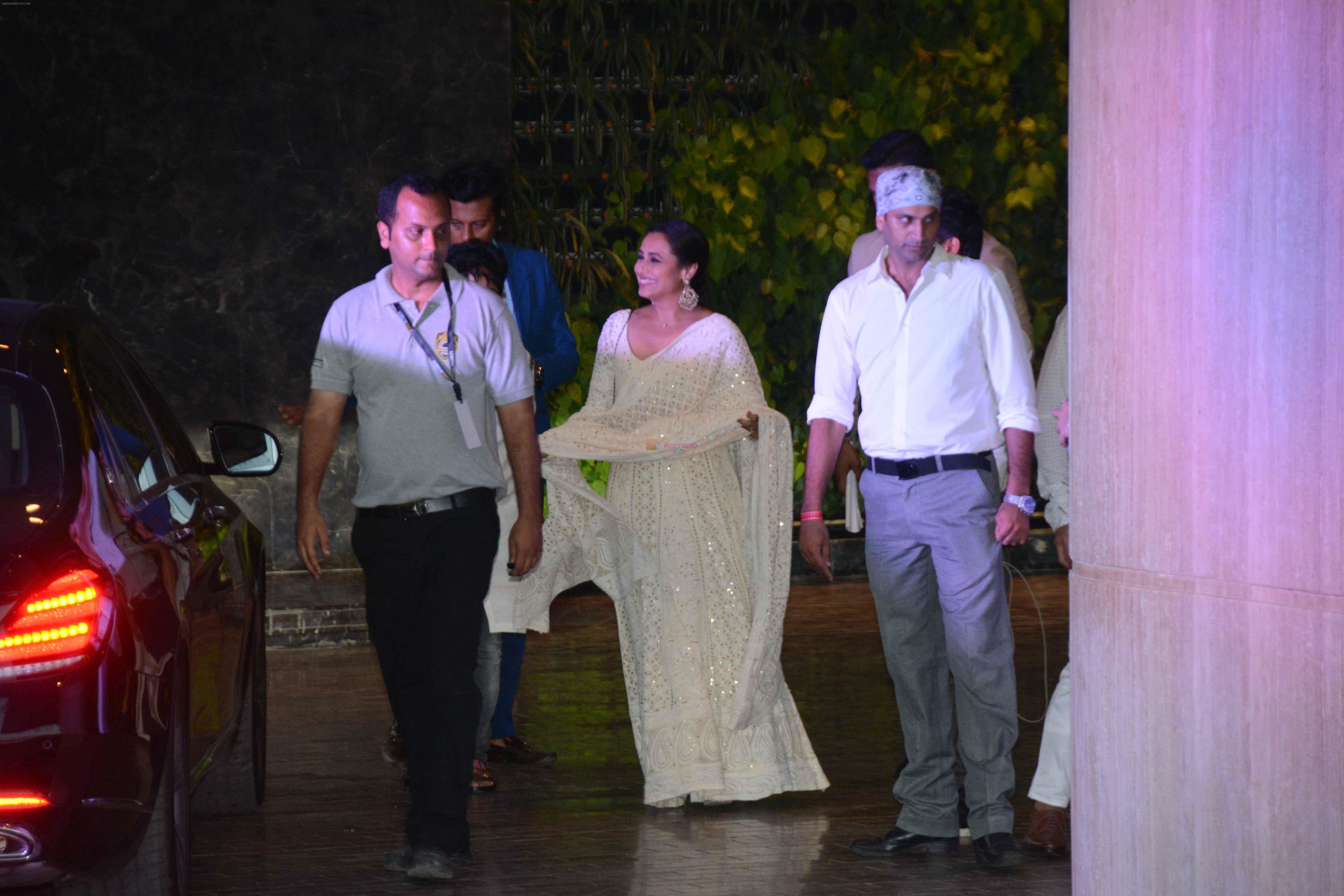 Rani Mukerji at Sonam Kapoor's Sangeet n Mehndi at bkc in mumbai on 7th May 2018