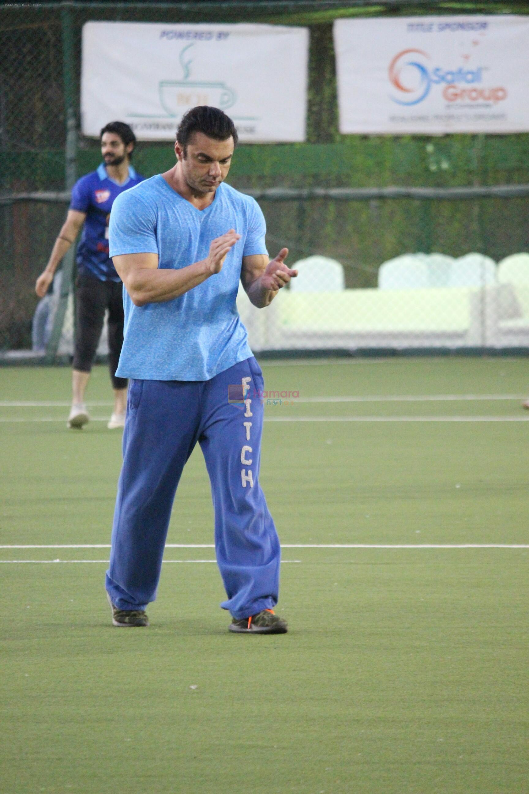 Sohail Khan at Celebrity cricket match in St Andrews bandra , mumbai on 13th May 2018