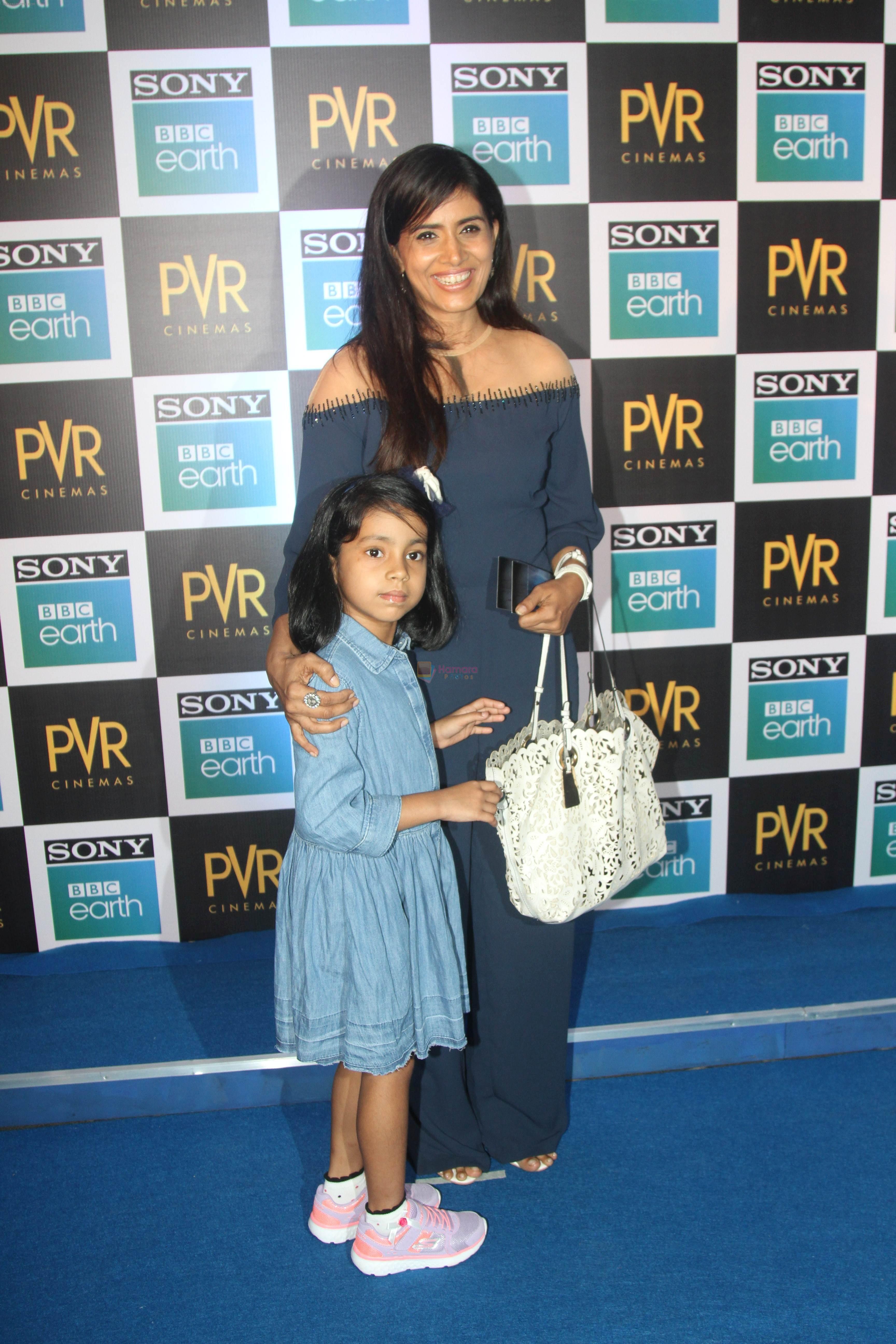 Sonali Kulkarni at the Screening of Sony BBC Earth's film Blue Planet 2 at pvr icon in andheri on 15th May 2018