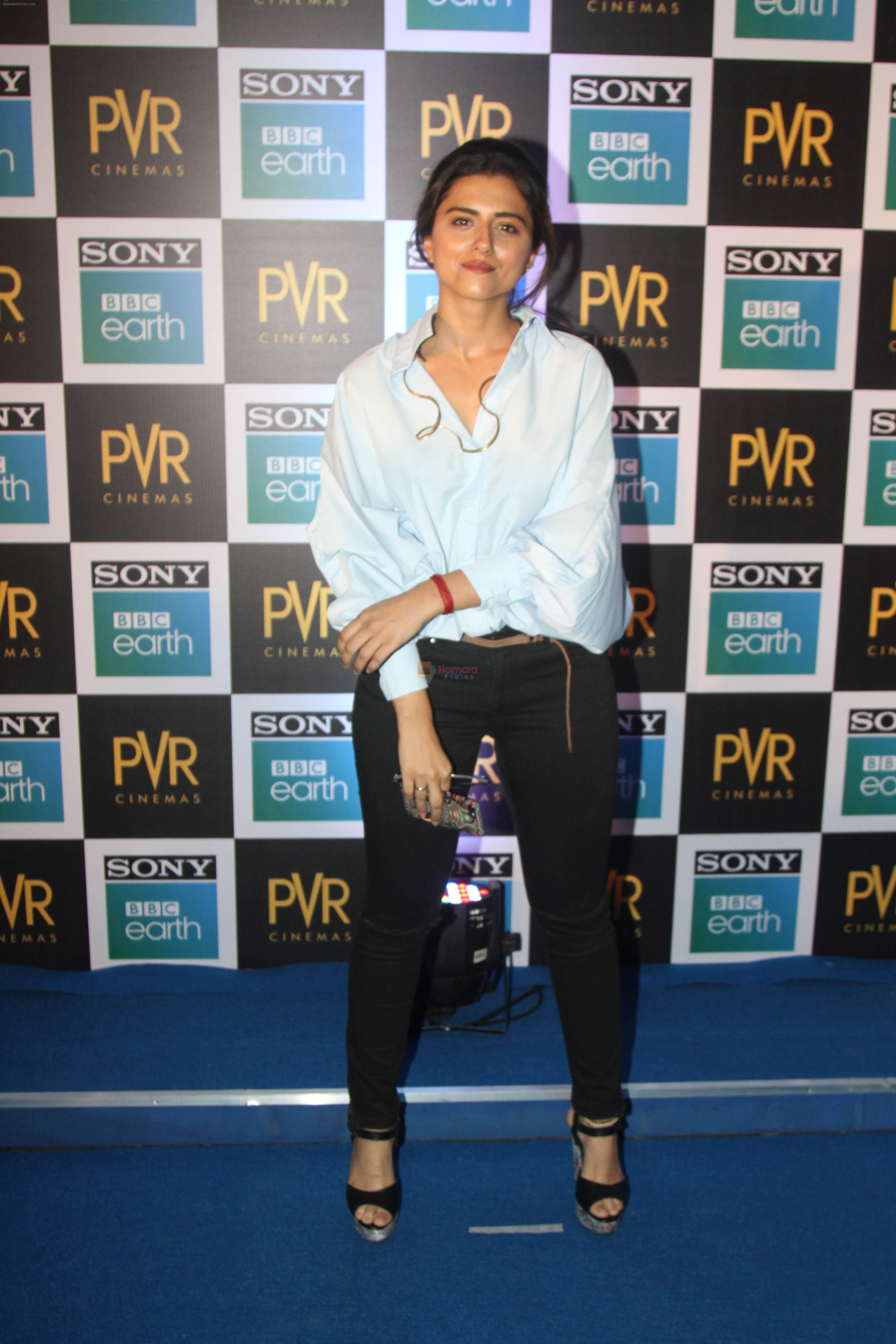 Riddhi Dogra at the Screening of Sony BBC Earth's film Blue Planet 2 at pvr icon in andheri on 15th May 2018