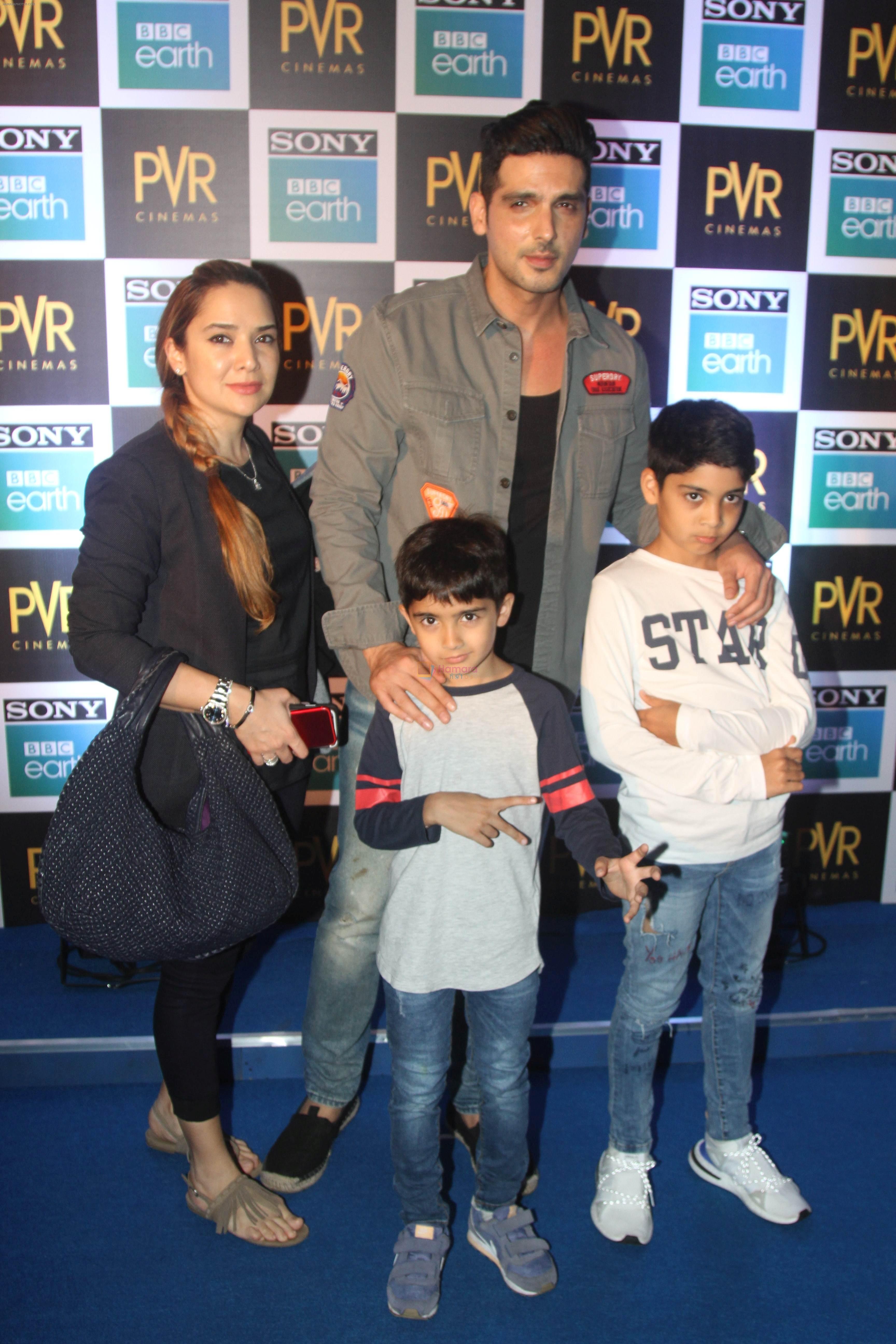 Zayed Khan at the Screening of Sony BBC Earth's film Blue Planet 2 at pvr icon in andheri on 15th May 2018