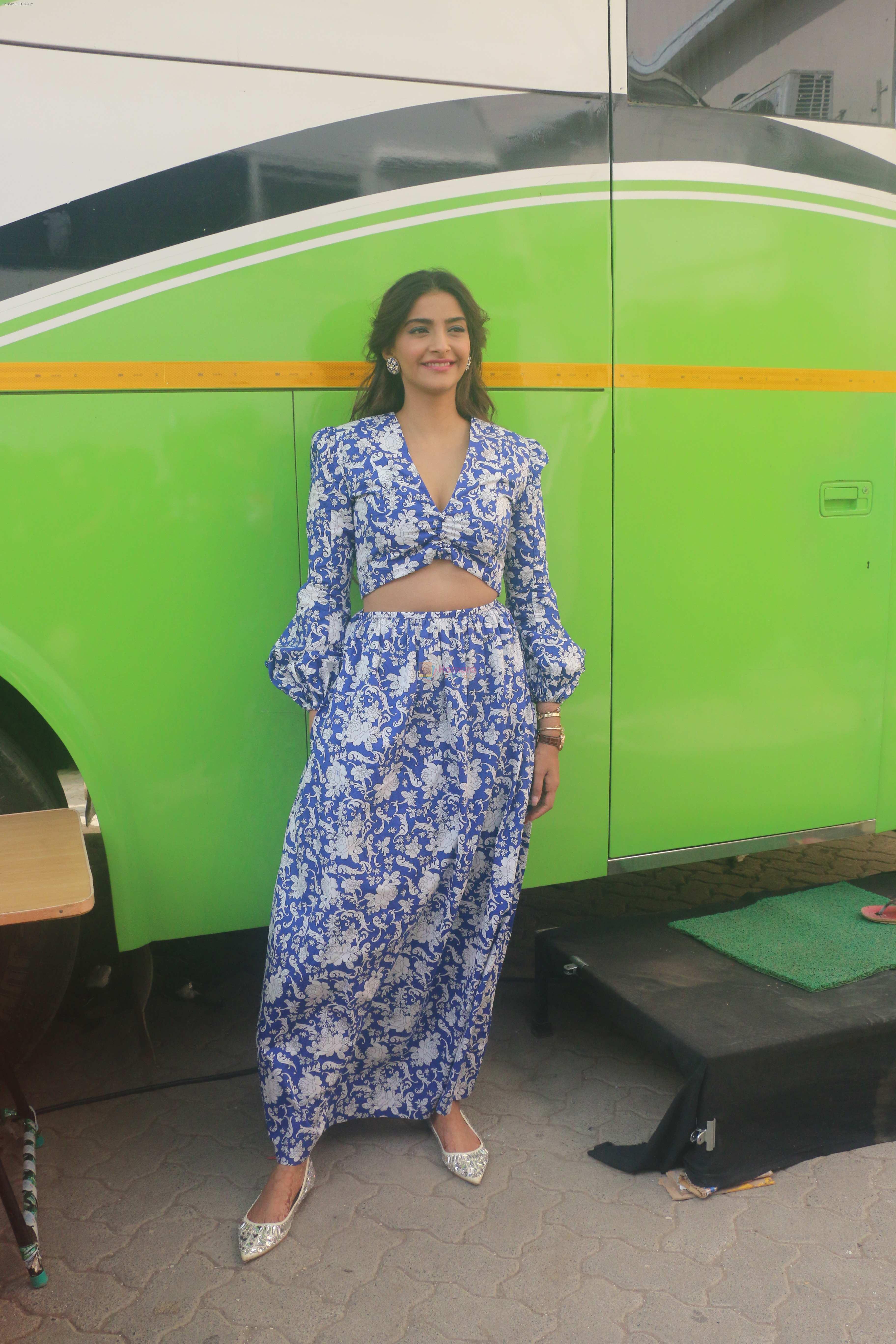 Sonam Kapoor spotted at Mehboob Studio in bandra on 24th May 2018