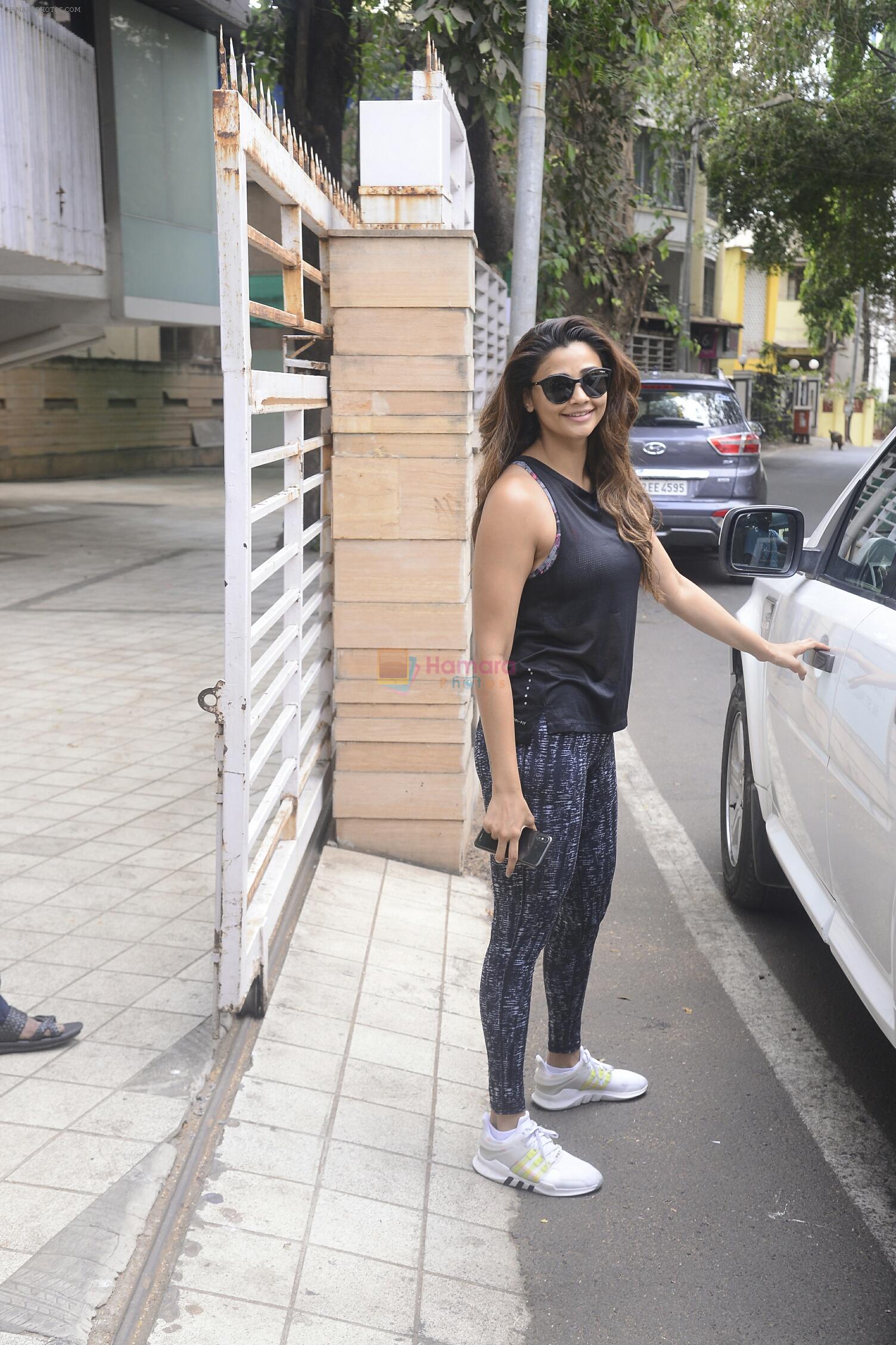 Daisy shah spotted at recording studio on 28th May 2018
