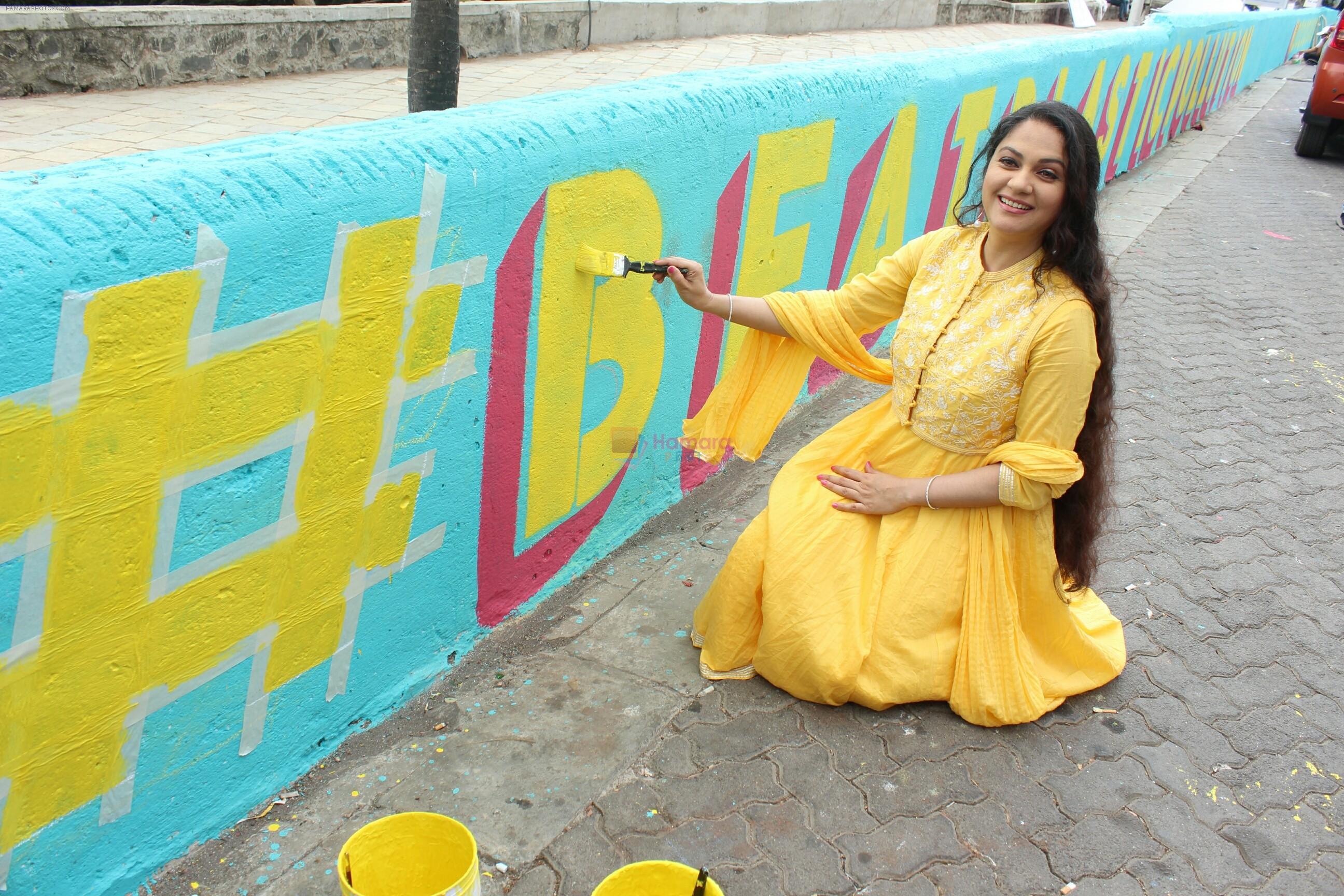 Gracy Singh at carter road beautification drive on 28th May 2018