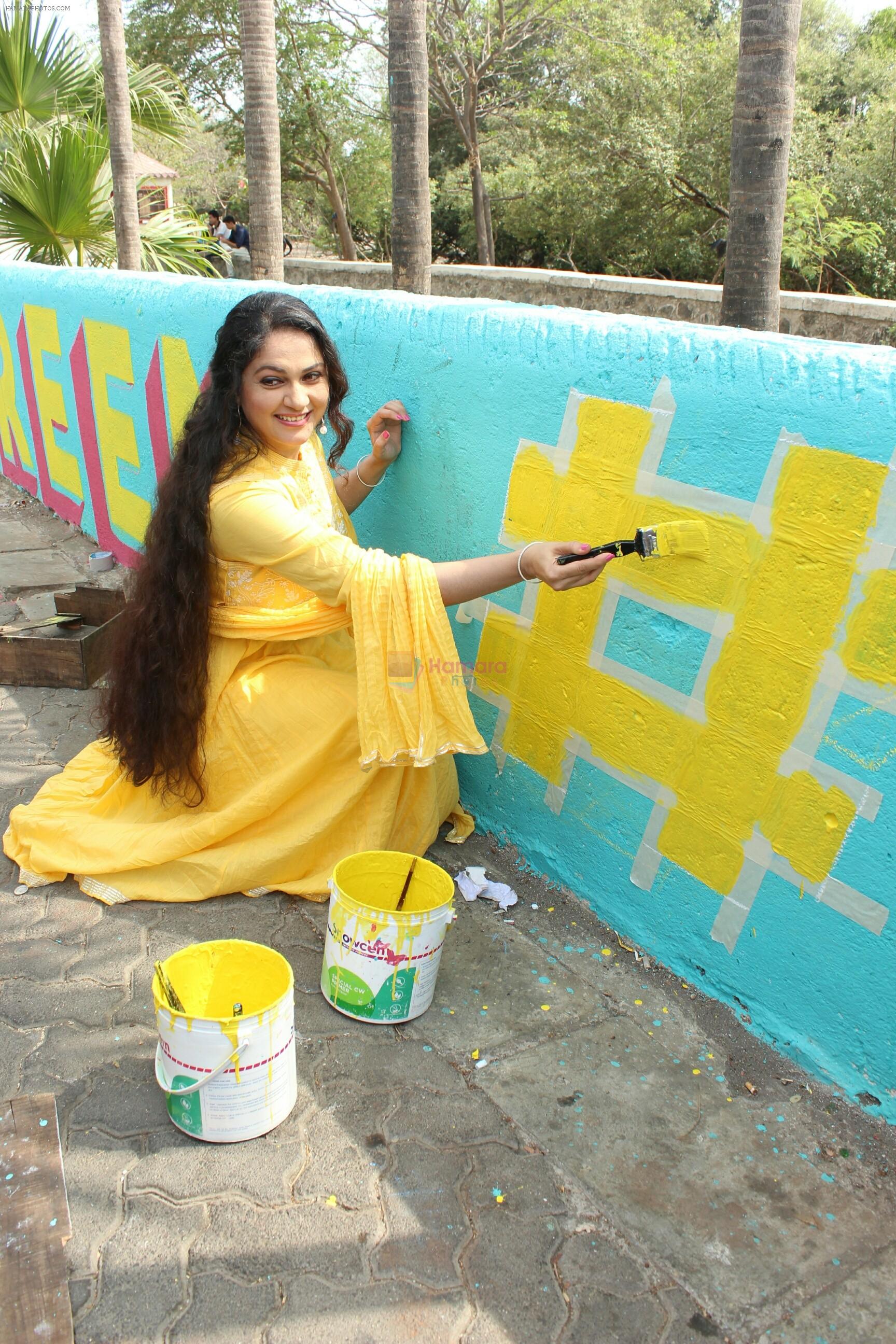 Gracy Singh at carter road beautification drive on 28th May 2018