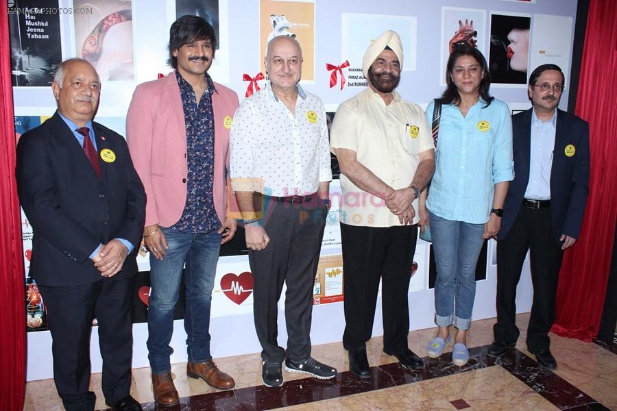 Vivek Oberoi, Anupam Kher, Priya Dutt at World No Tobacco Day 2018 event in Taj Lands end on 30th May 2018