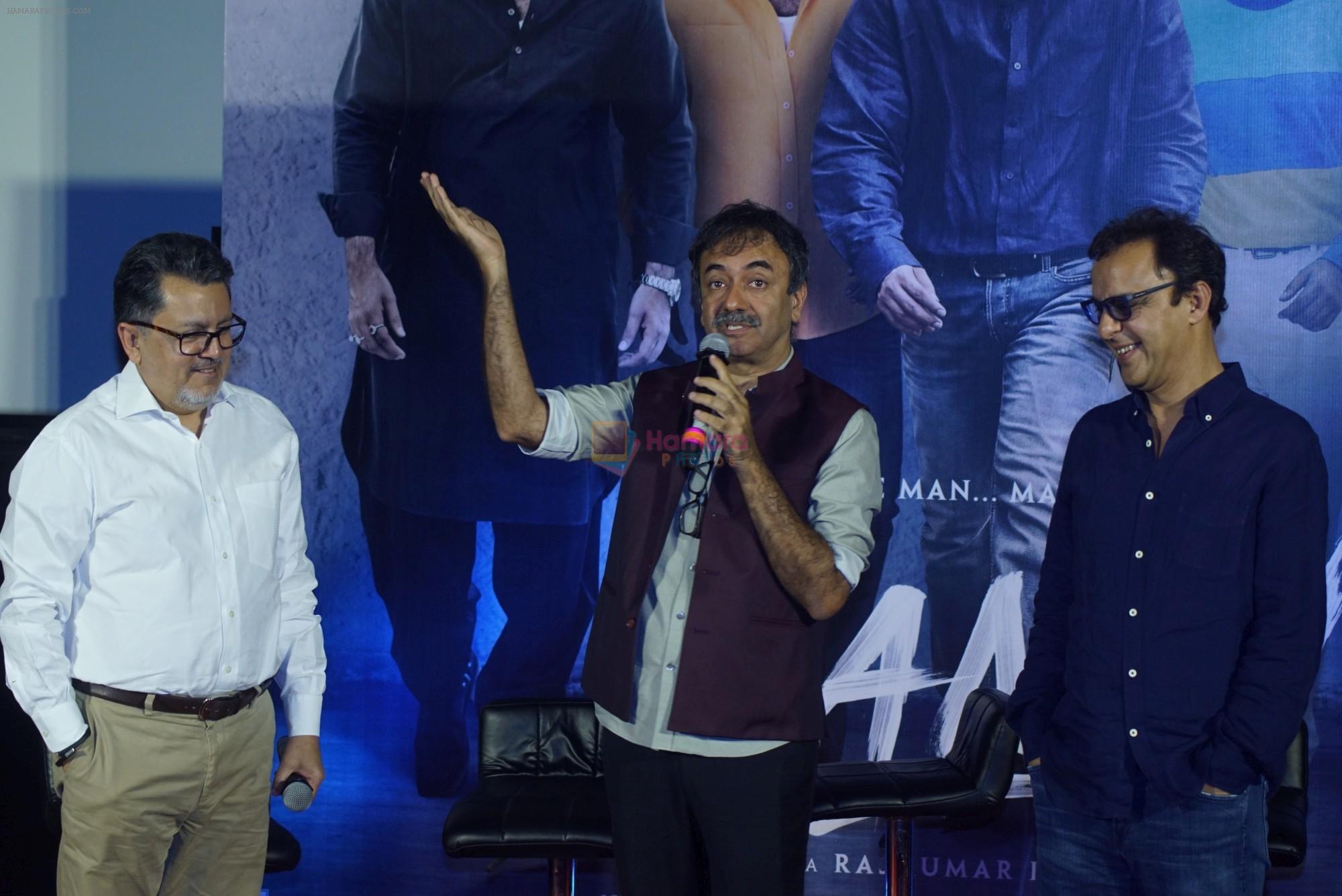 Rajkumar Hirani, Vidhu Vinod Chopra at the Trailer Launch Of Film Sanju on 30th May 2018
