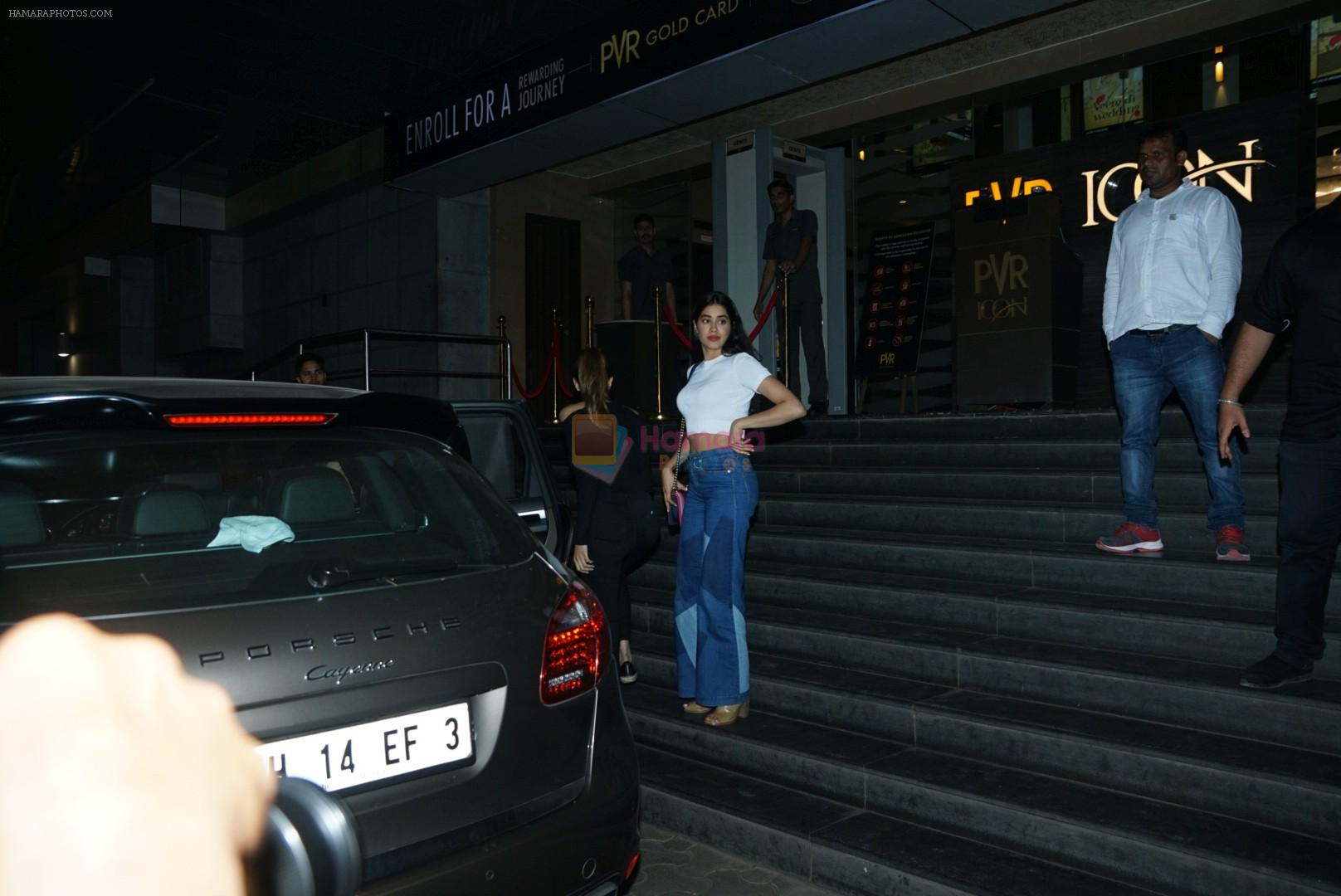 Janhvi Kapoor at the screening of veere di wedding in pvr icon on 30th May 2018
