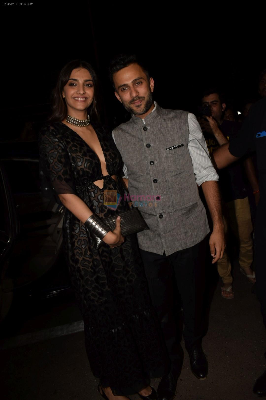 Sonam Kapoor, Anand Ahuja at Jacqueline Fernandez's new restaurant Pali Thai opening party in bandra pali village on 1st June 2018