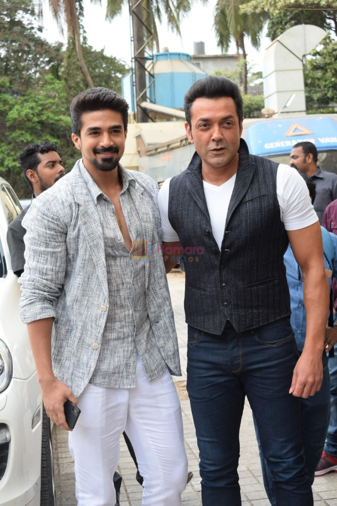 Bobby Deol, Saqib Saleem at the Song Launch Of Allah Duhai Hai From Film Race 3 on 1st June 2018