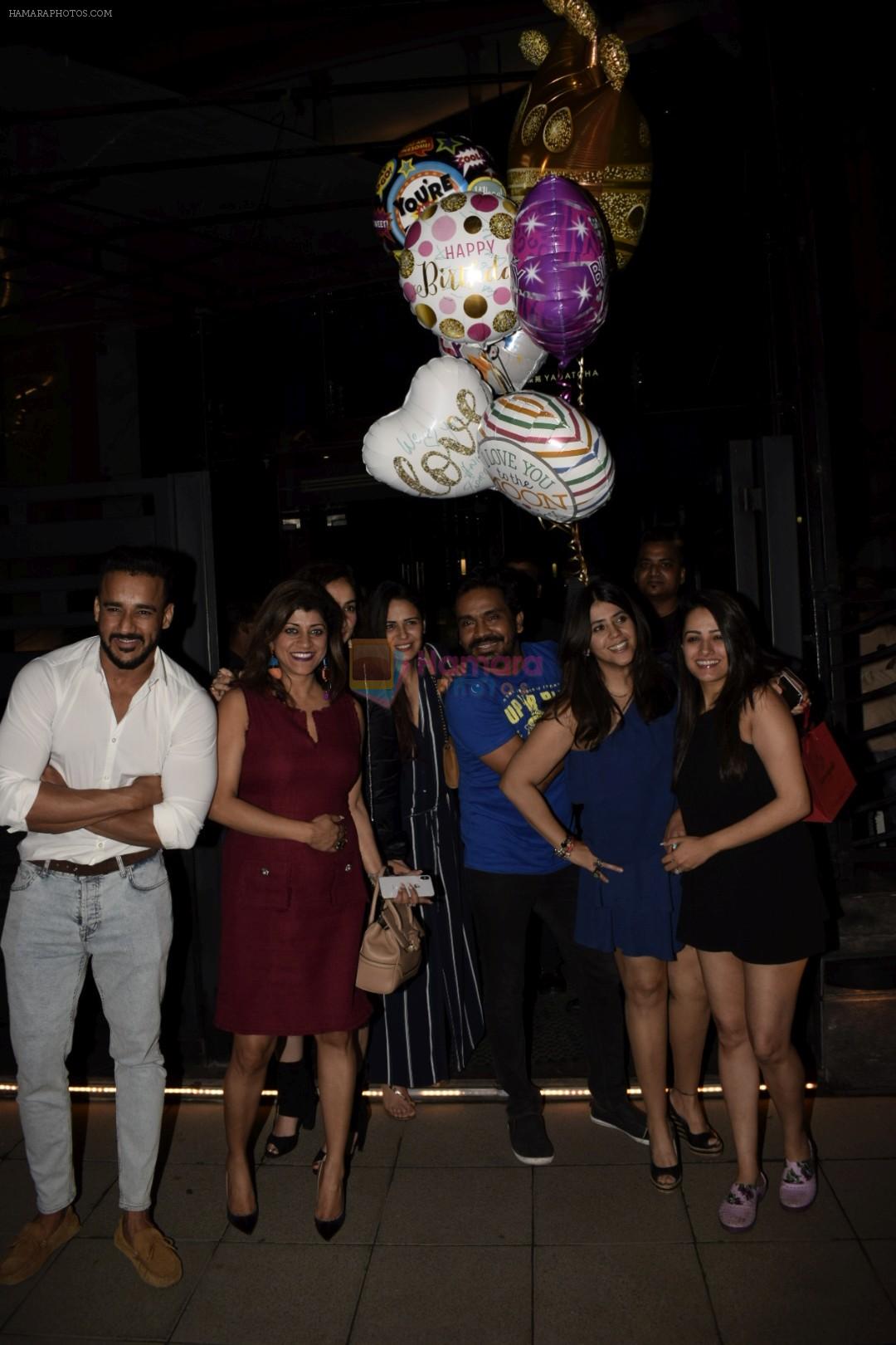 Anita Hassanandani, Rohit Reddy, Mona Singh at Ekta Kapoor's Birthday Party in BKC on 7th June 2018