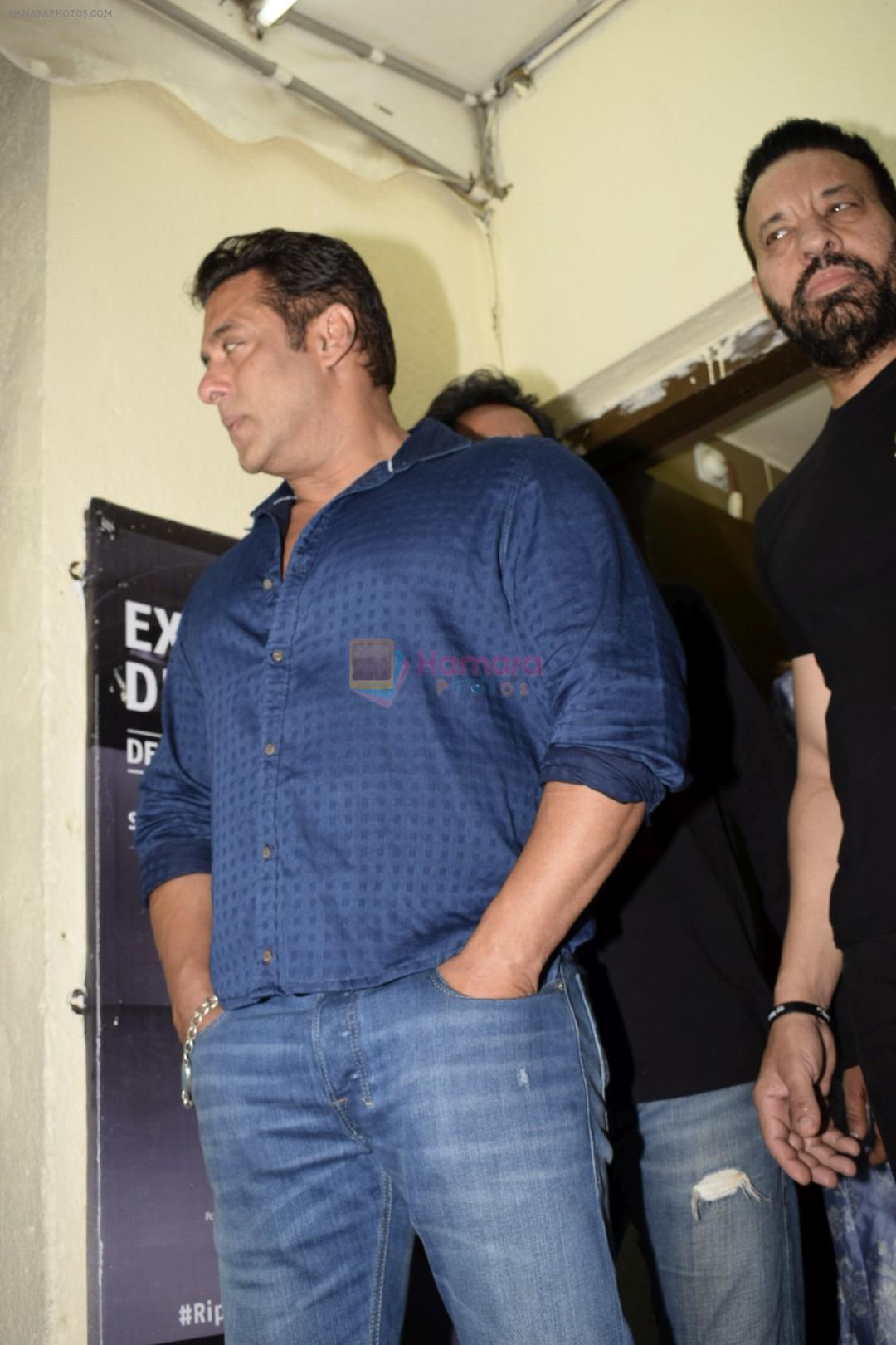 Salman Khan at the Screening of Race 3 in pvr juhu on 12th June 2018