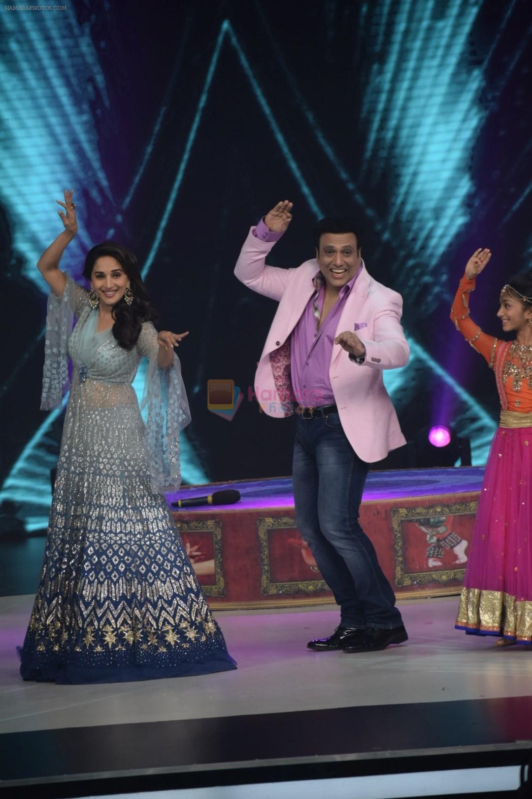 Govinda, Madhuri Dixit on the sets of Colors dance realty show Dance Deewane in filmcity on 13th June 2018
