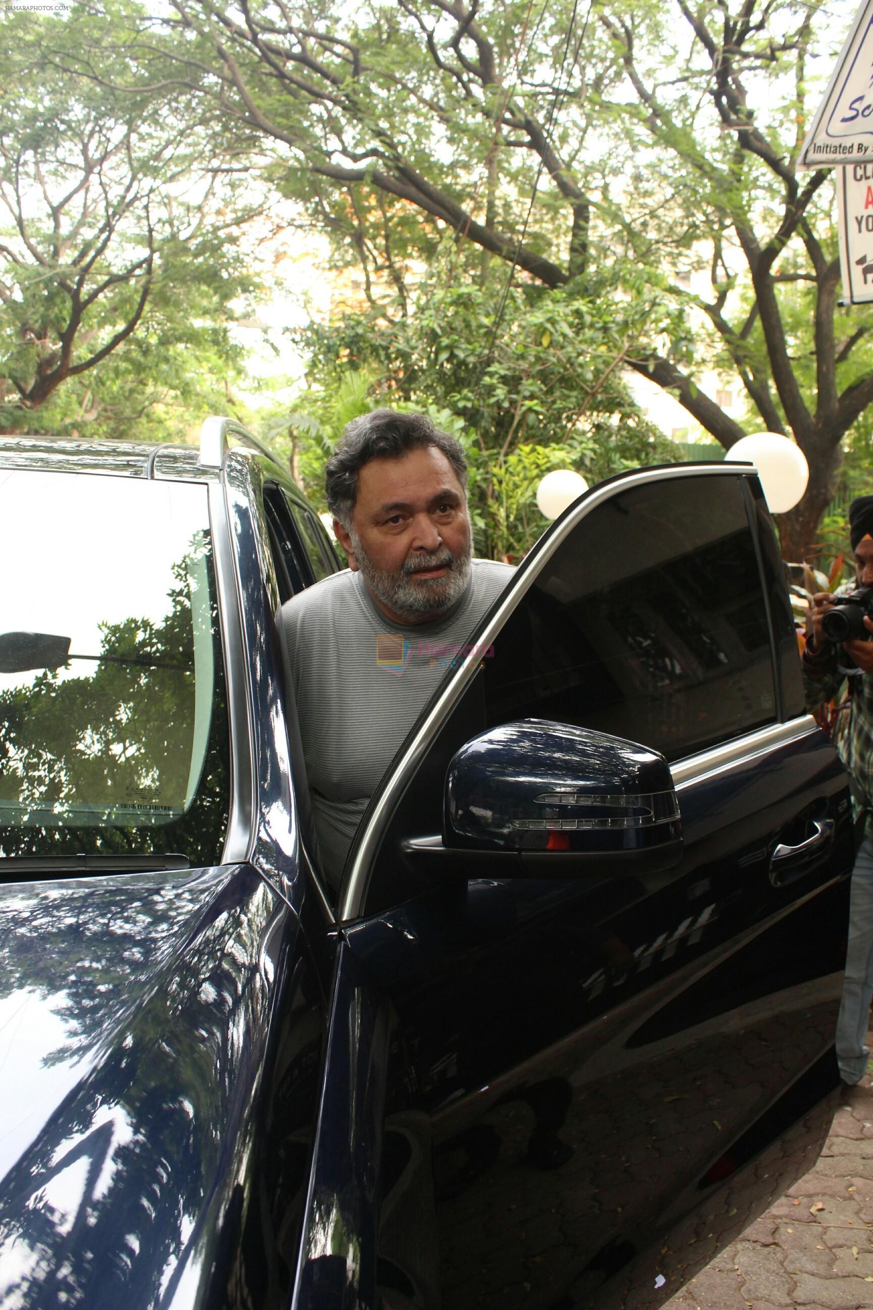 Rishi Kapoor spotted at bandra on 14th June 2018
