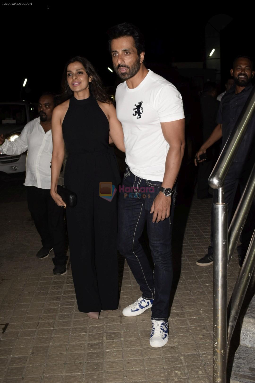 Sonu Sood at the Screening of Race 3 in pvr juhu on 14th June 2018