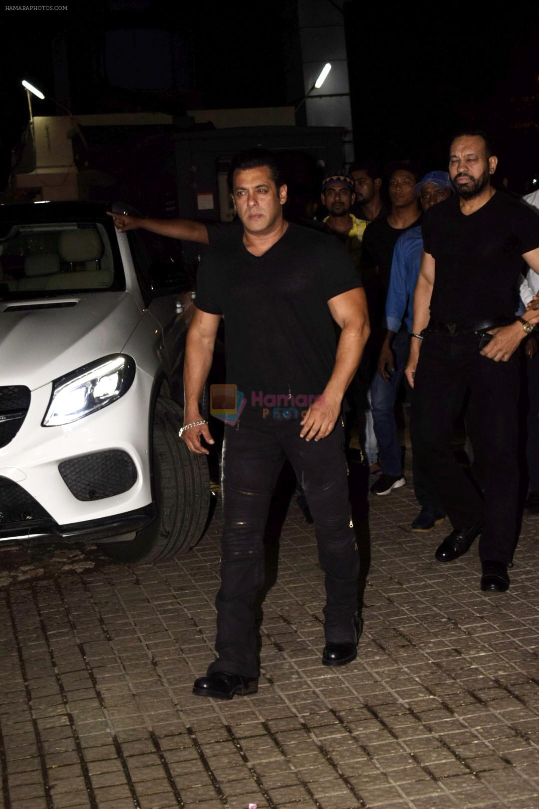 Salman Khan at the Screening of Race 3 in pvr juhu on 14th June 2018