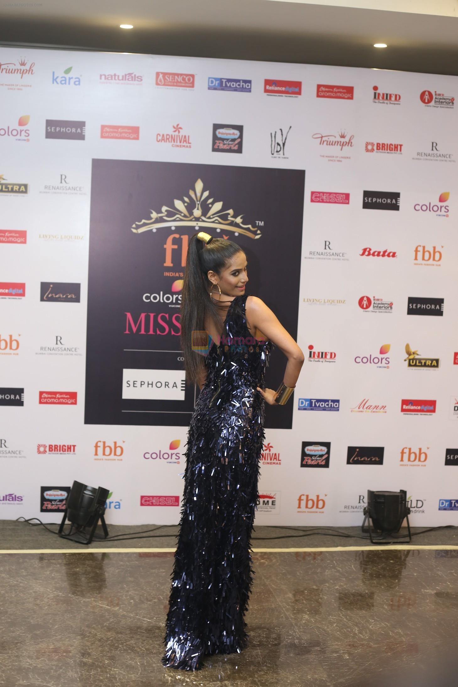 Poonam Pandey at Femina Miss India grand finale in NSCI worli, Mumbai on 19th June 2018