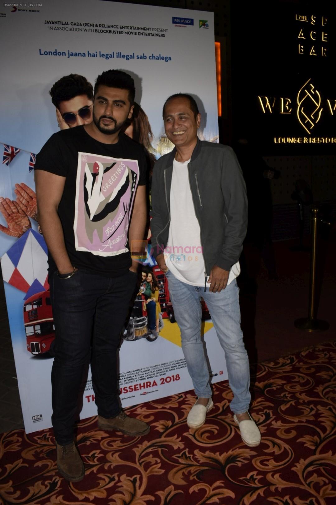 Arjun Kapoor, Vipul Shah at Wrapup party of film Namaste England in andheri on 20th June 2018