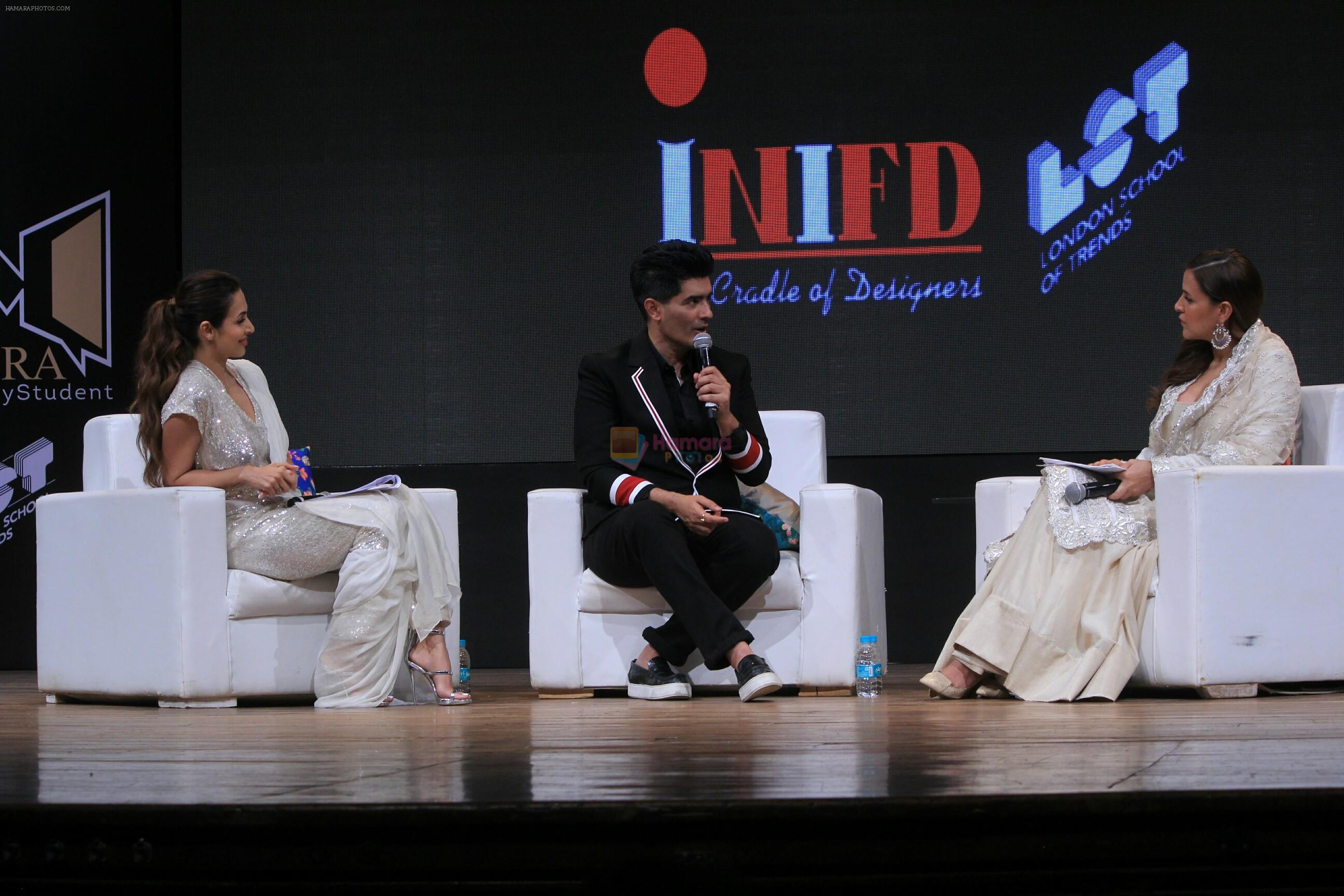 Malaika Arora, Manish Malhotra, Neha Dhupia at the Launch of Learn from Manish Malhotra at St Andrews in bandra on 20th June 2018
