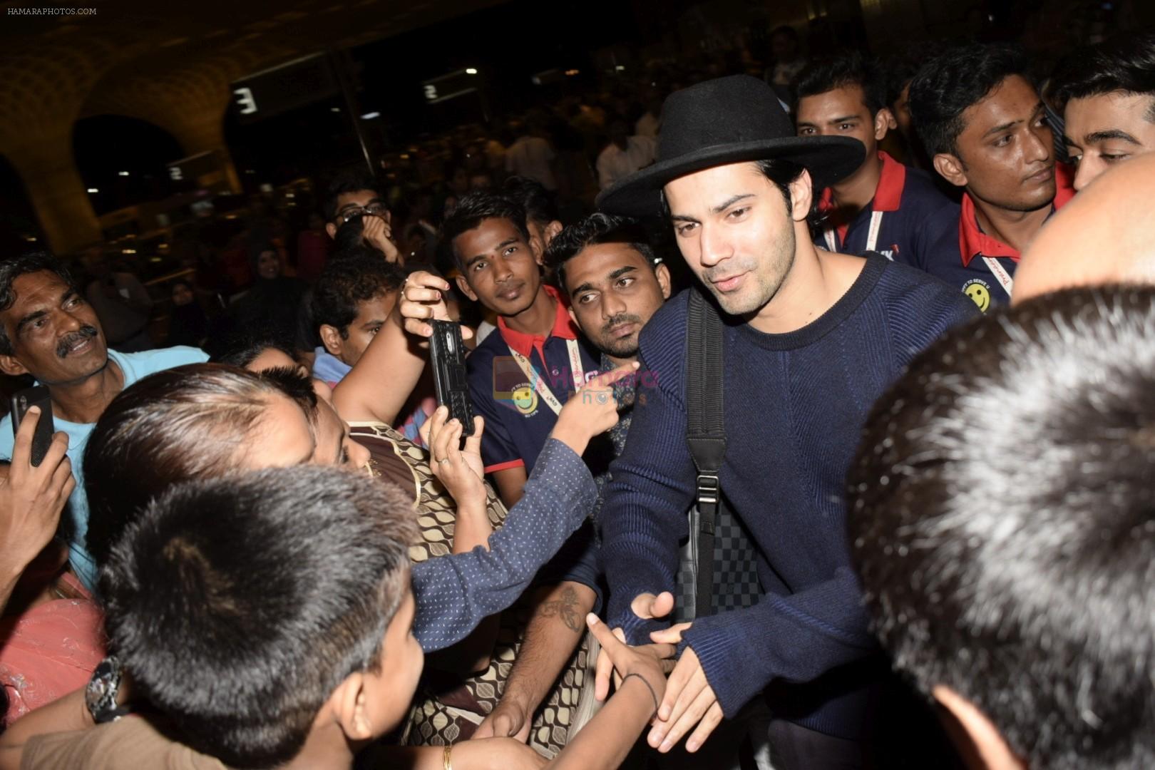 Varun Dhawan leaving for IIFA at international airport in mumbai on 21st June 2018
