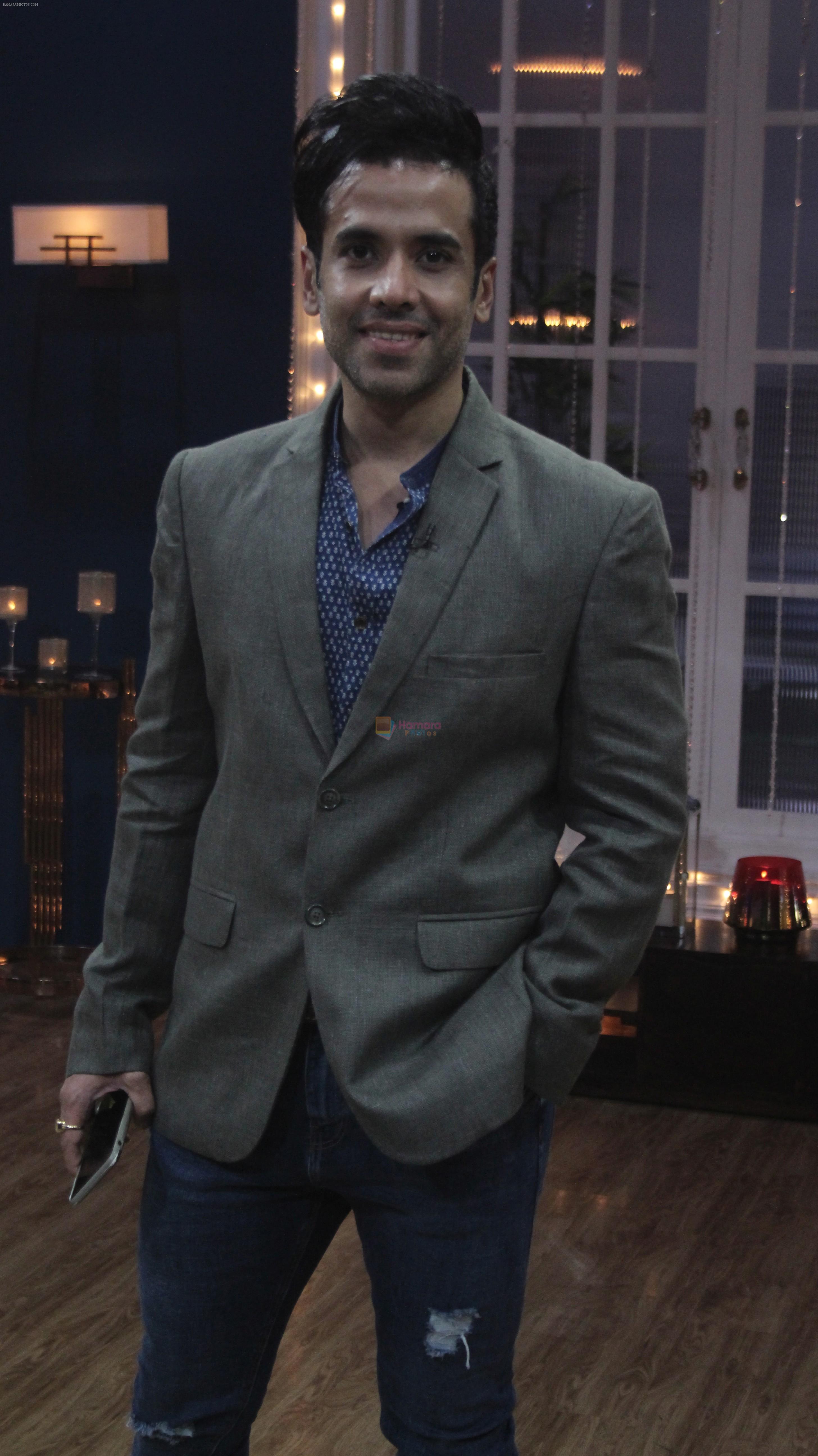 Tusshar Kapoor spotted shooting for the talk show Juzz Baat on 23rd June 2018