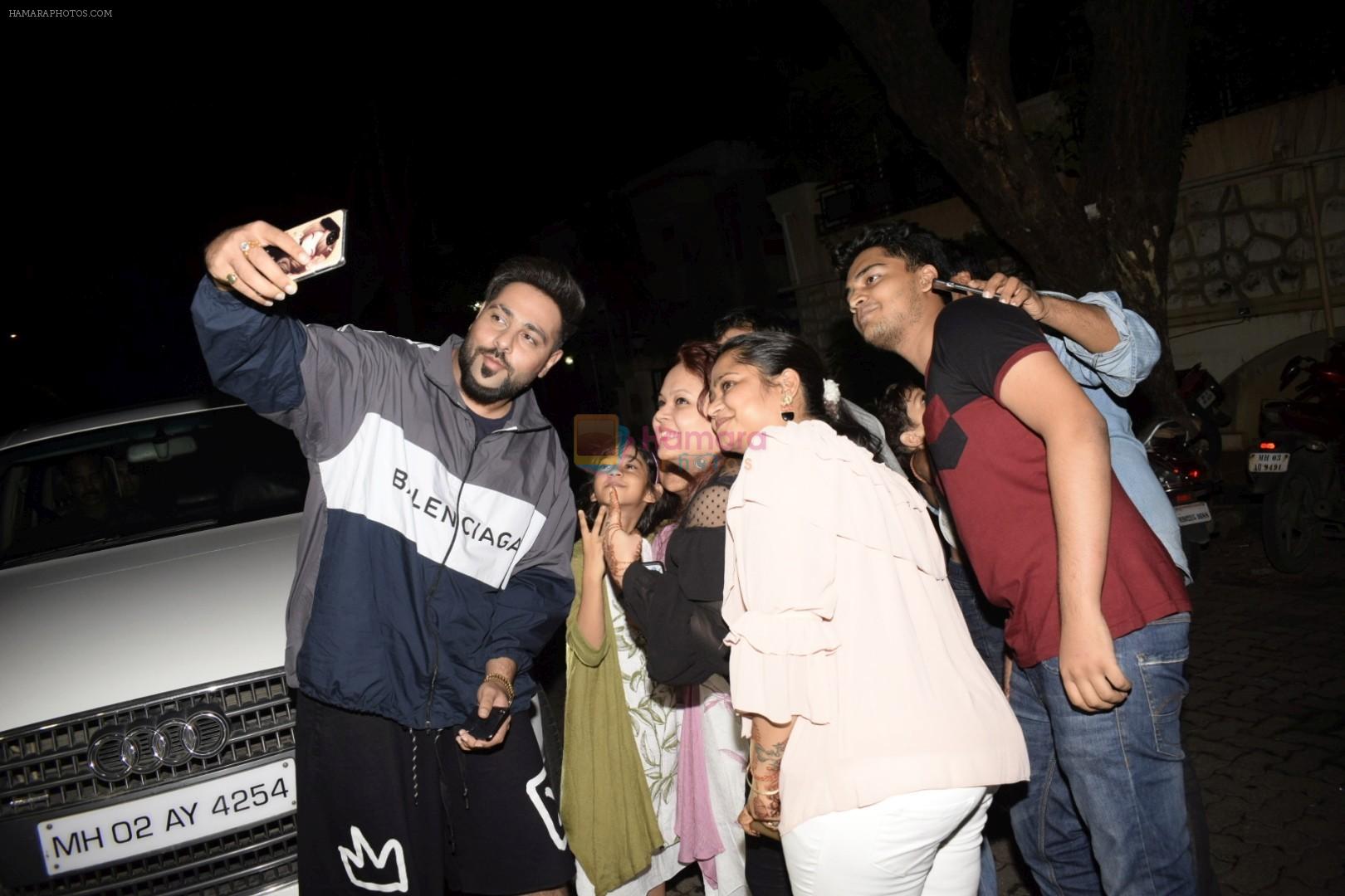 Badshah at the Arjun Kapoor's birthday party in his juhu residence on 27th June 2018