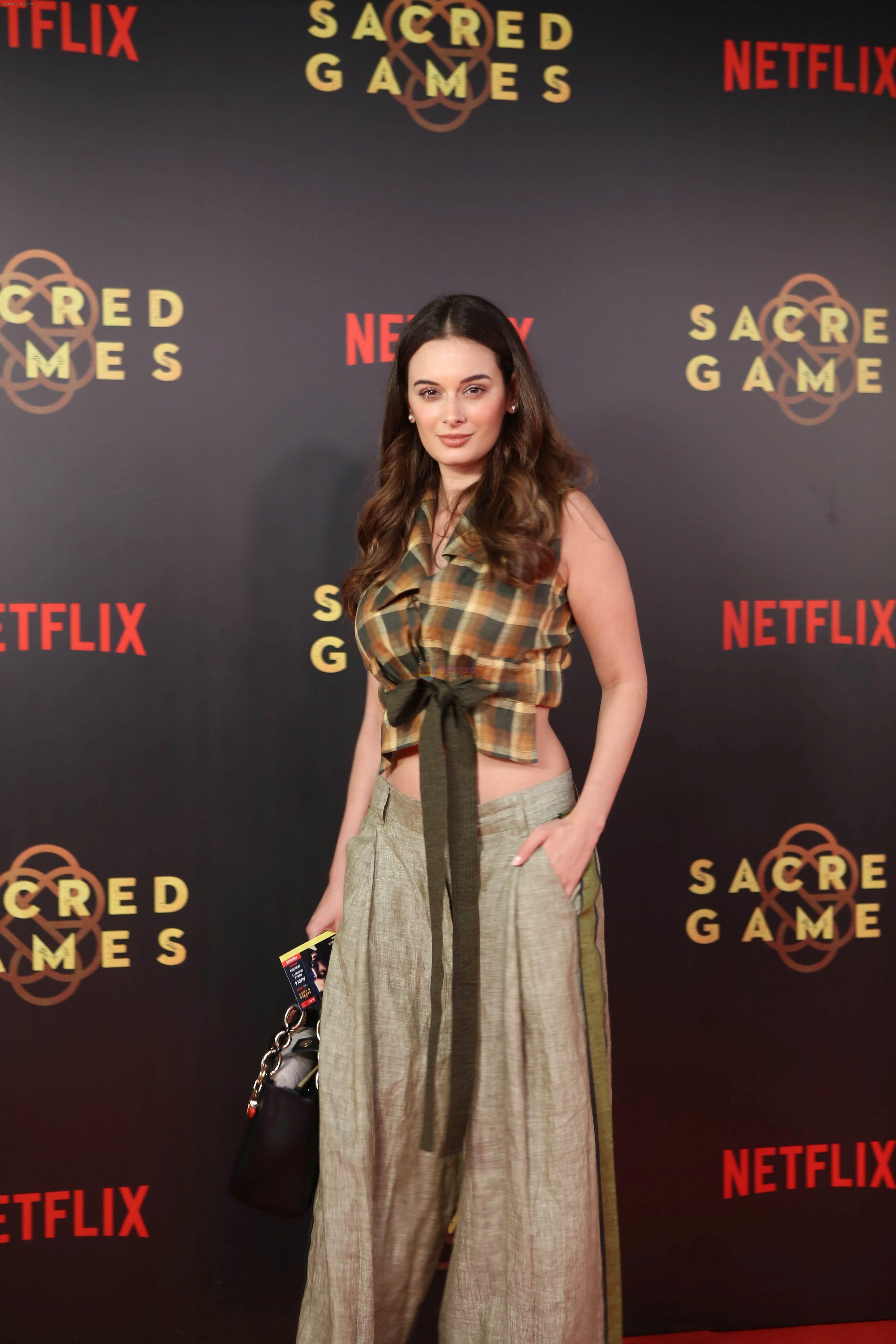 Evelyn Sharma at the Screening of Netflix Sacred Games in pvr icon Andheri on 28th June 2018