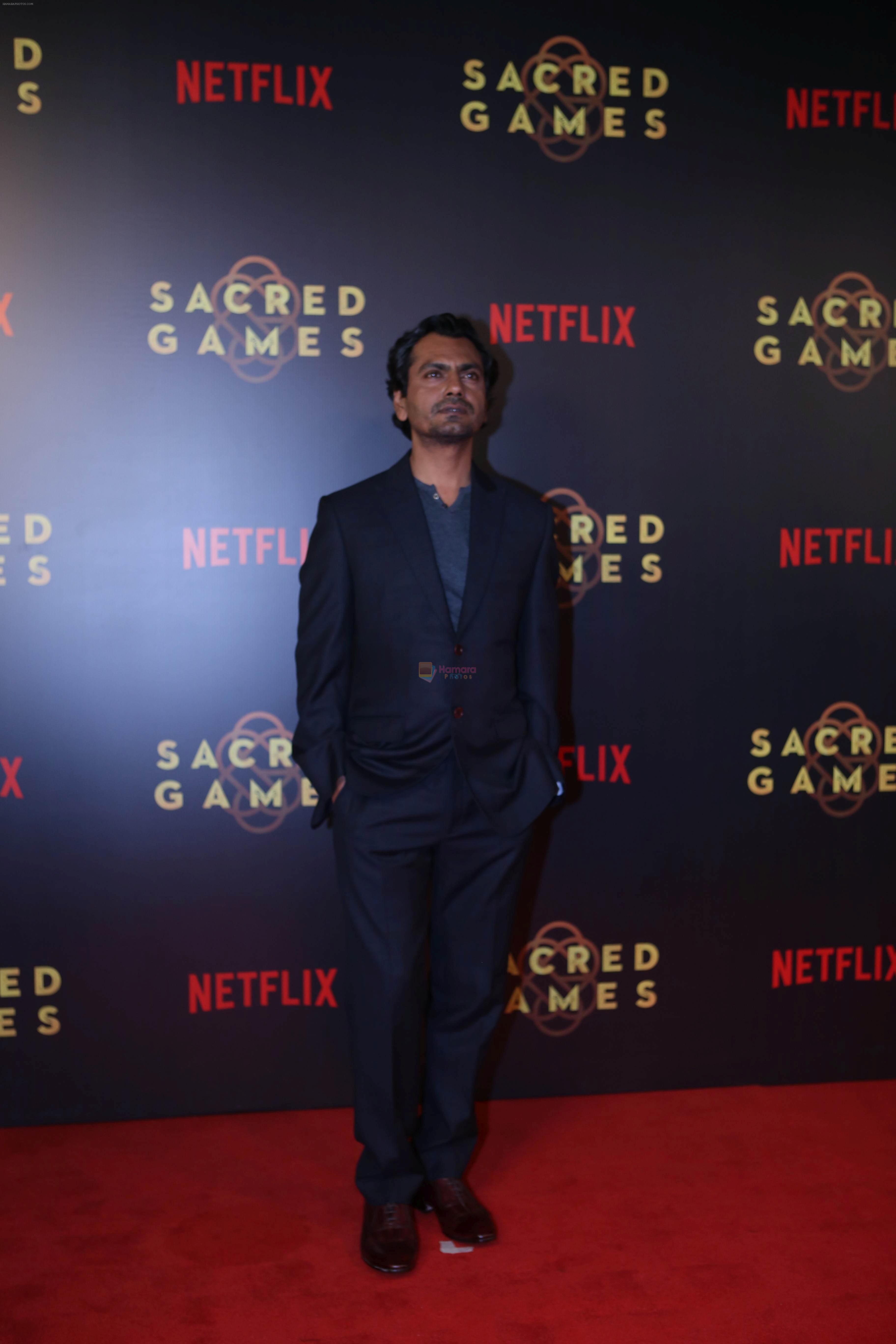 Nawazuddin Siddiqui at the Screening of Netflix Sacred Games in pvr icon Andheri on 28th June 2018