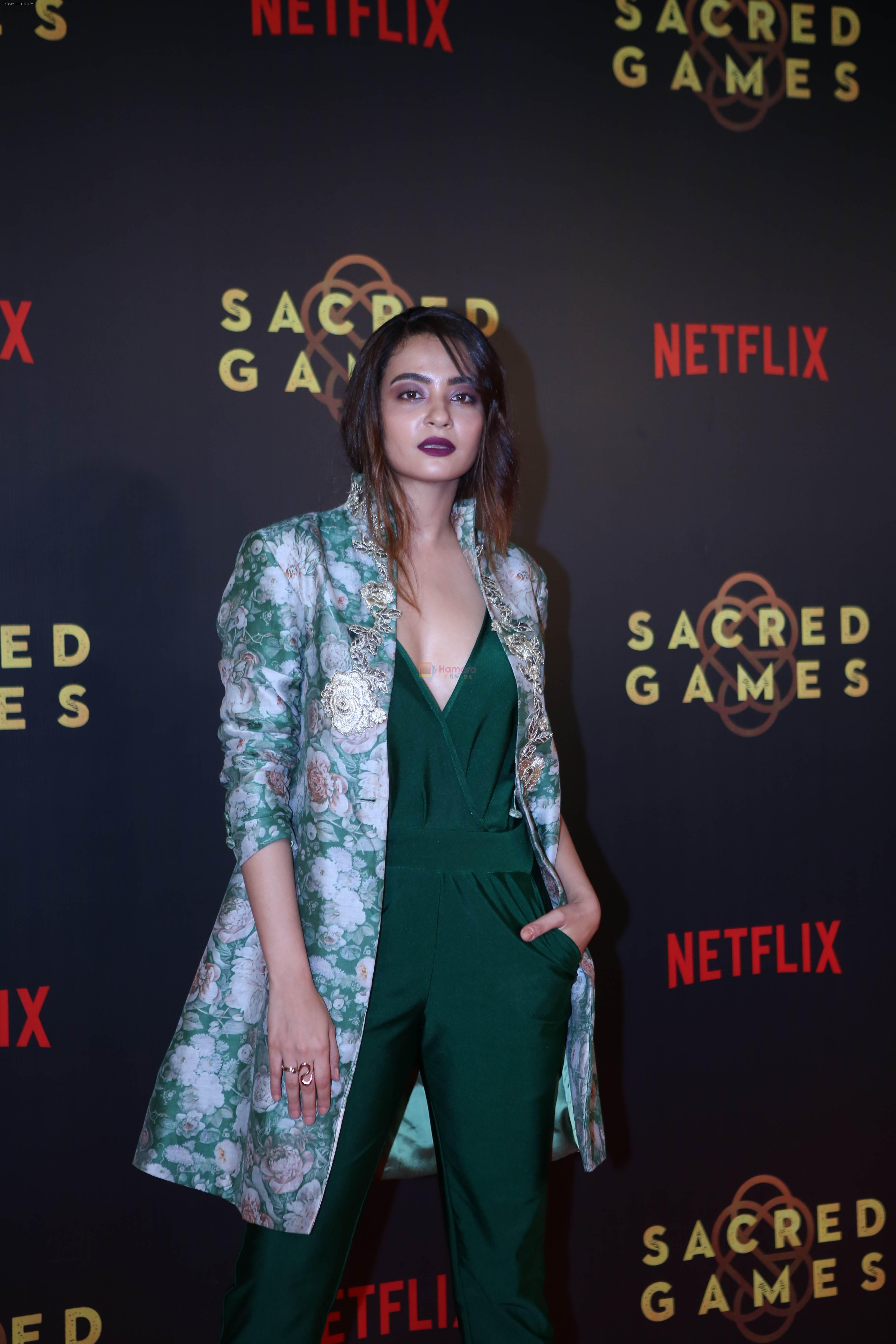 Surveen Chawla at the Screening of Netflix Sacred Games in pvr icon Andheri on 28th June 2018