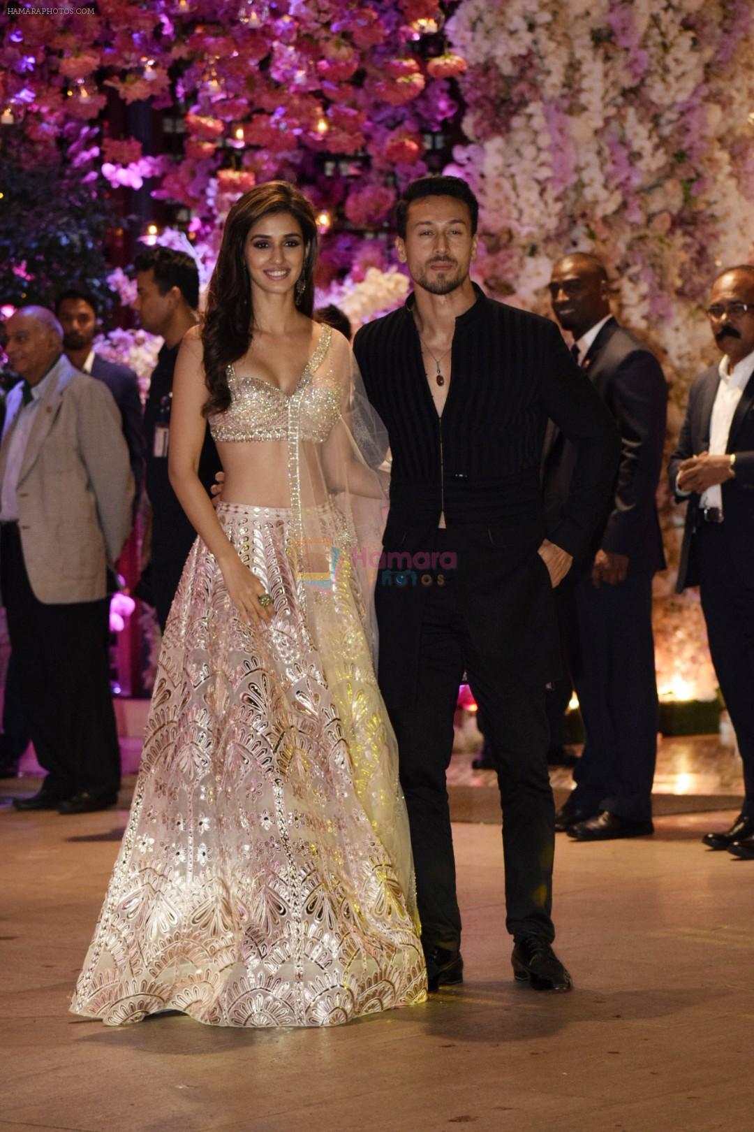 Tiger Shroff, Disha Patani at Akash Ambani & Shloka Mehta engagement at Antilia in mumbai on 30th June 2018