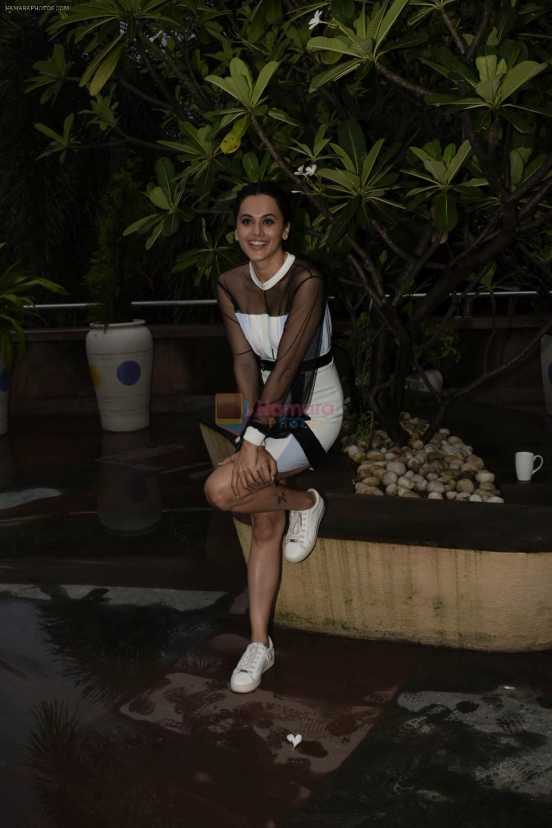 Taapsee Pannu during Soorma Media Interactions in Novotel, Juhu on 7th July 2018