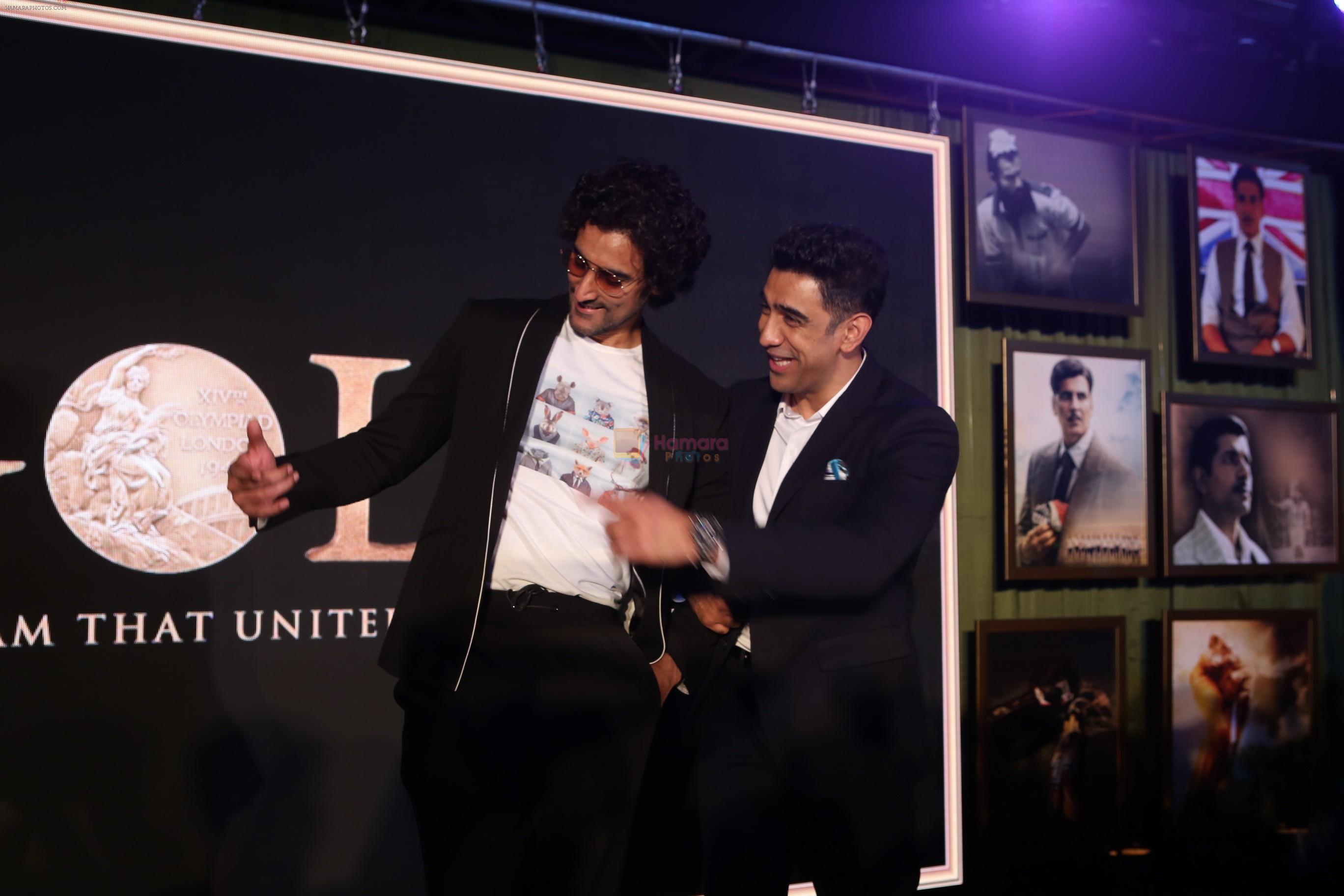Kunal Kapoor, Amit Sadh at the event of film Gold in Novotel mumbai on 6th July 2018