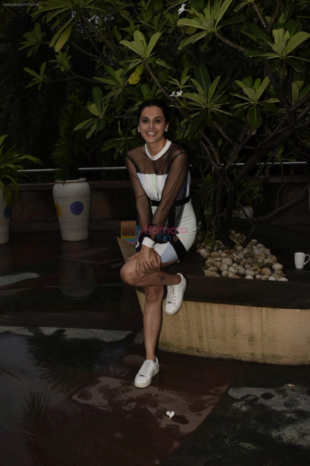Taapsee Pannu during Soorma Media Interactions in Novotel, Juhu on 7th July 2018
