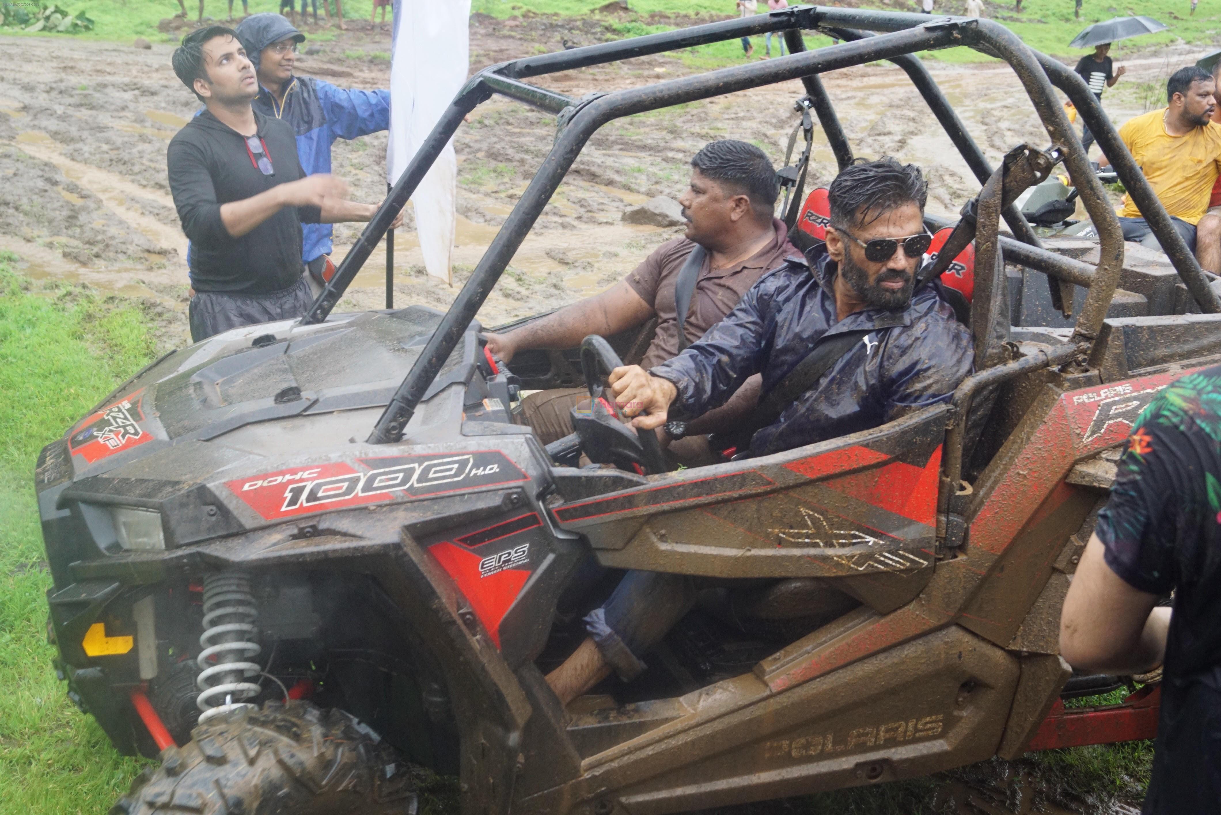 Sunil Shetty at India's 1st off Roading Rally Mud Skull Adventure on 10th July 2018