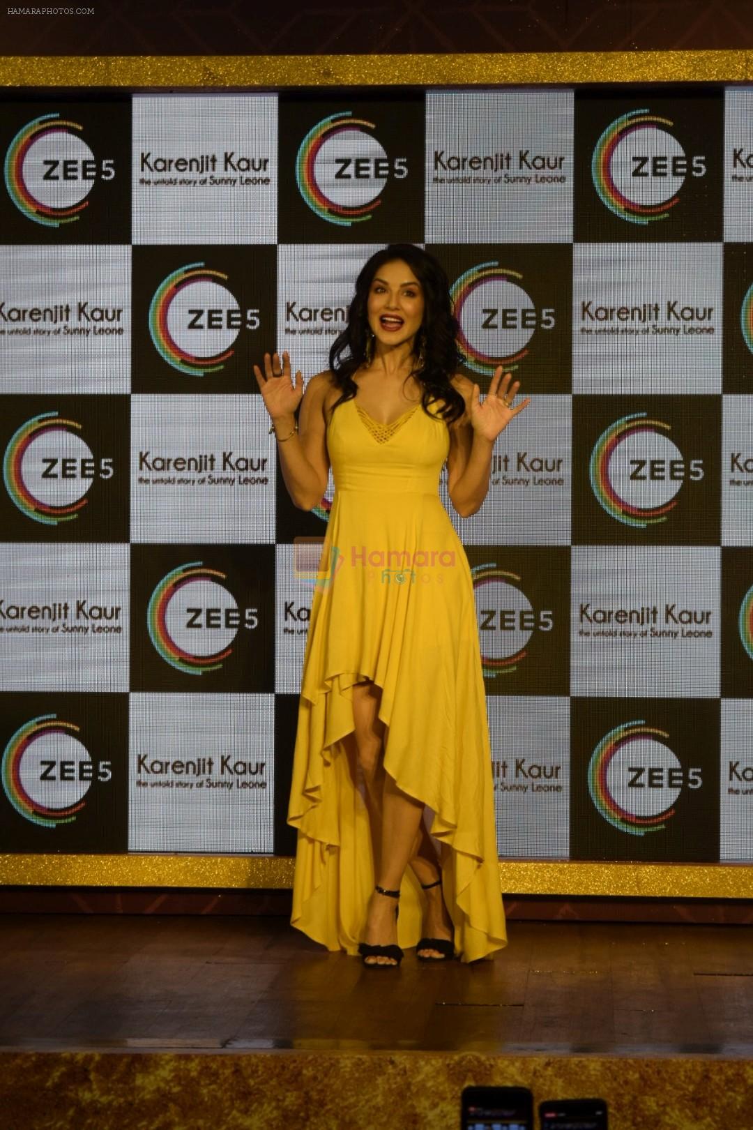 Sunny Leone at the Launch of Zee5 Karenjit Kaur the untold story of Sunny Leone in Hard Rock Cafe andheri on 9th July 2018